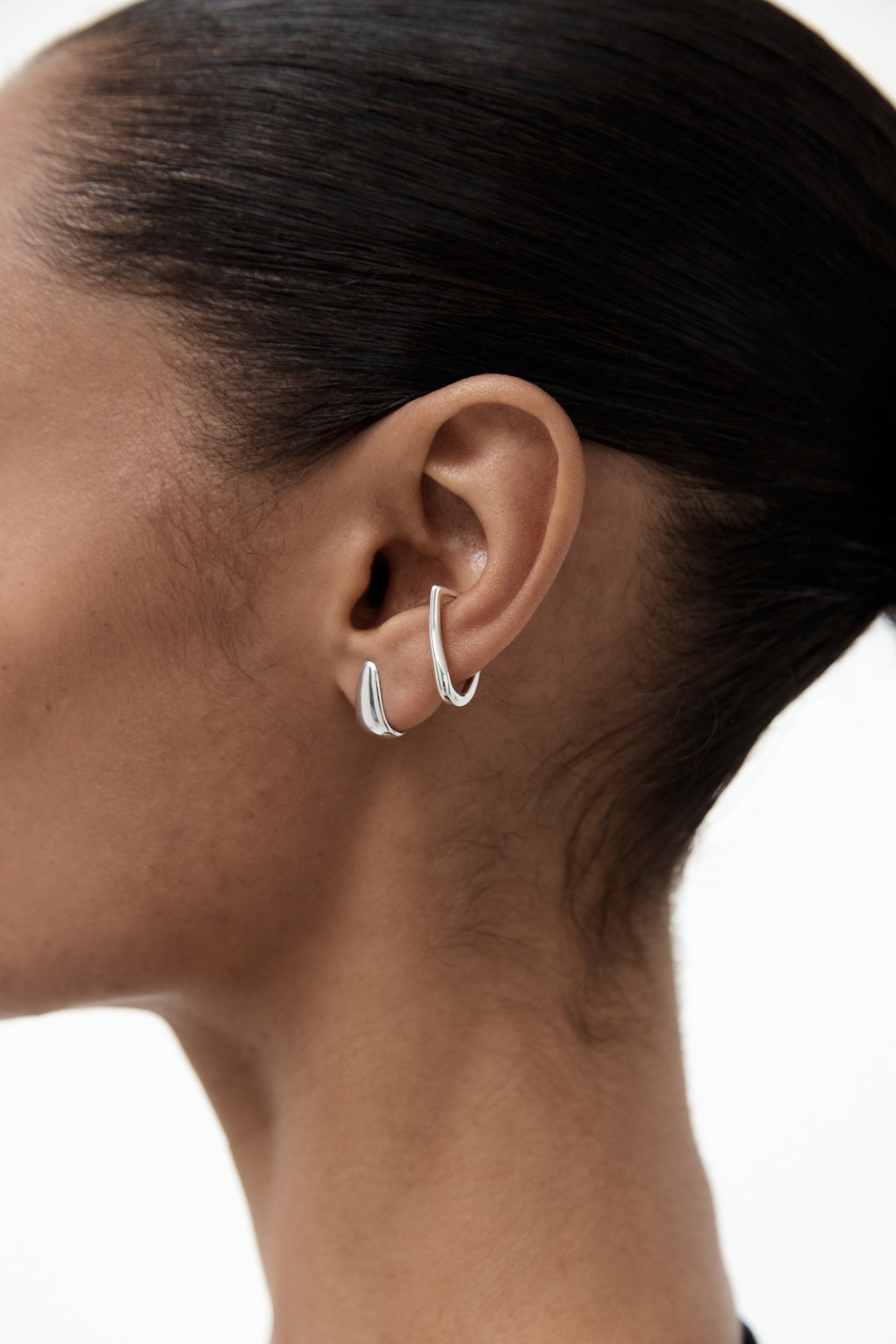 Rosco Earrings - Silver | Last Pair