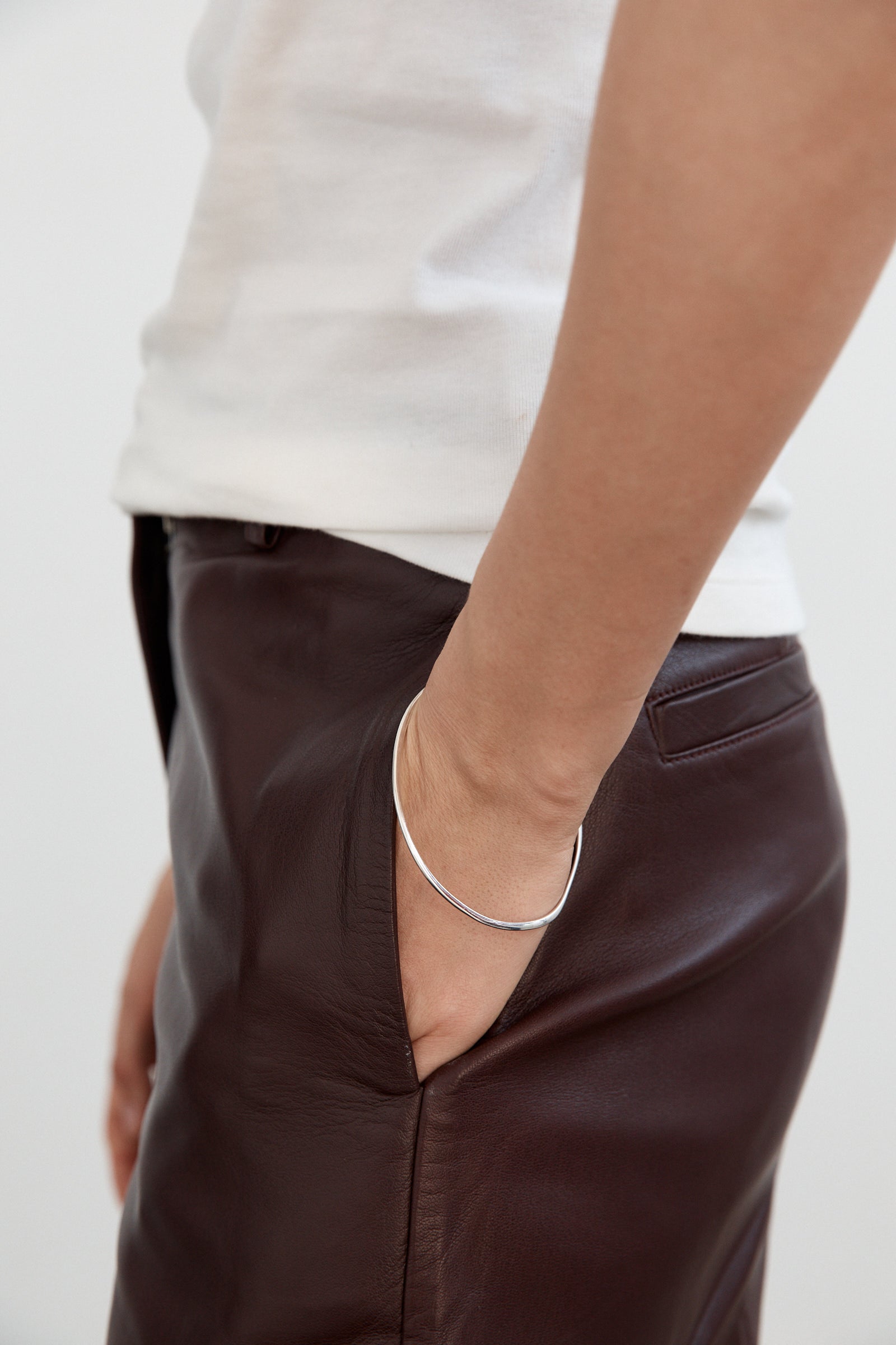 Daija Bangle - Silver