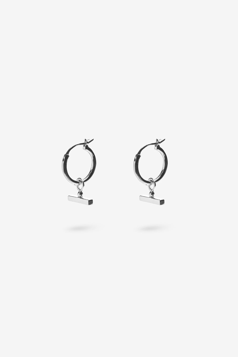 Flash Jewellery Chloe Sleeper Hoop Earrings in Sterling Silver