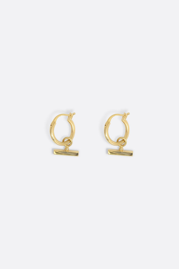 Chloe Sleeper Hoops - Gold