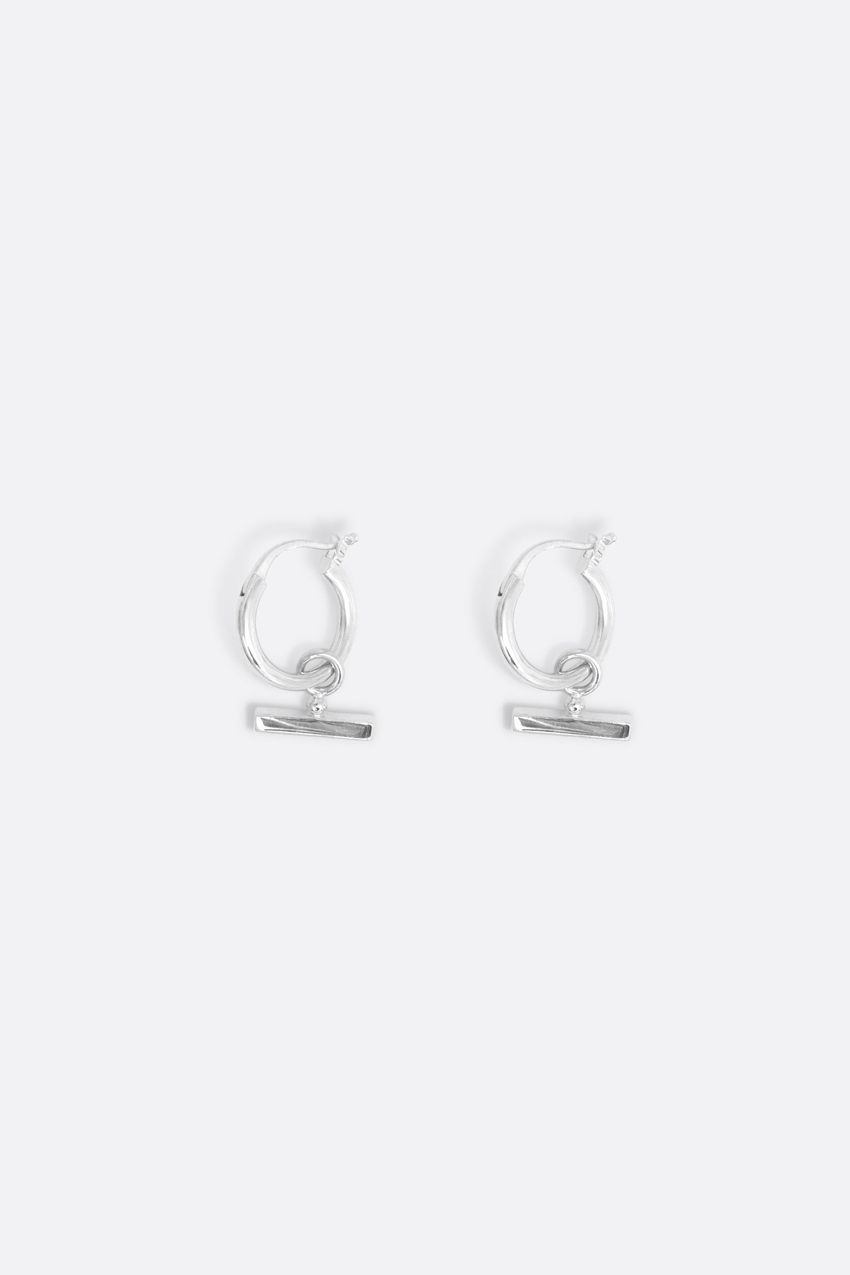 Chloe Sleeper Hoops - Silver