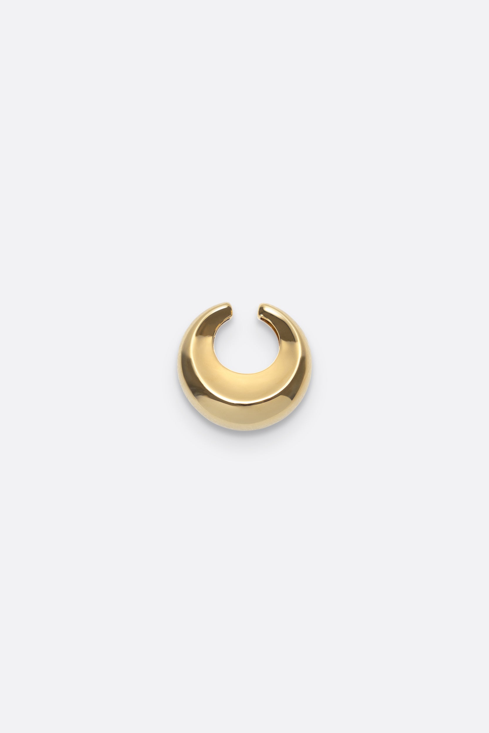 Concave Ear Cuff - Large - Gold