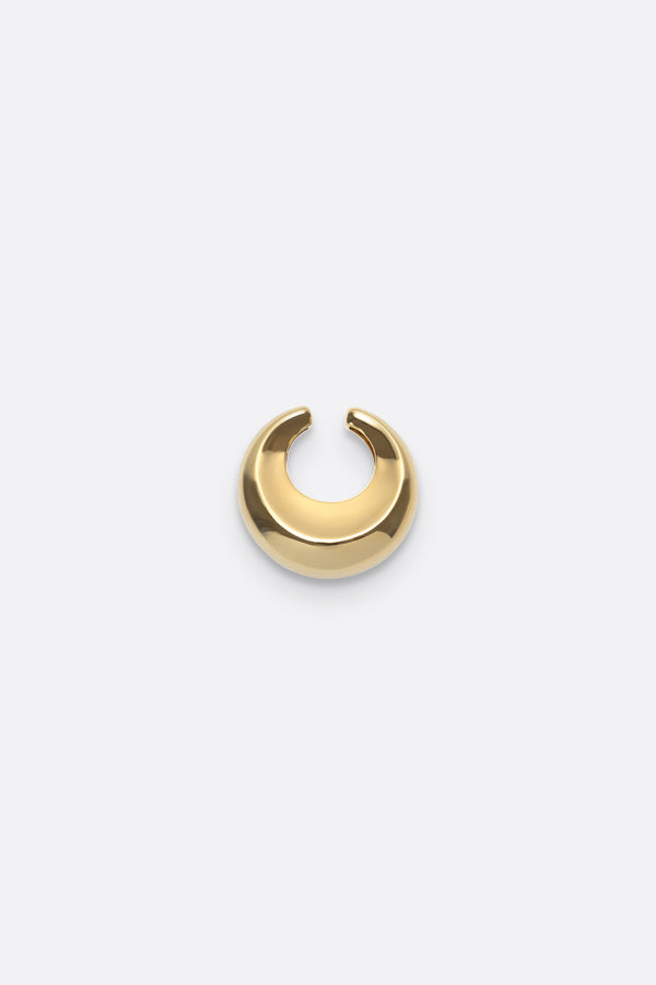 Concave Ear Cuff - Large - Gold