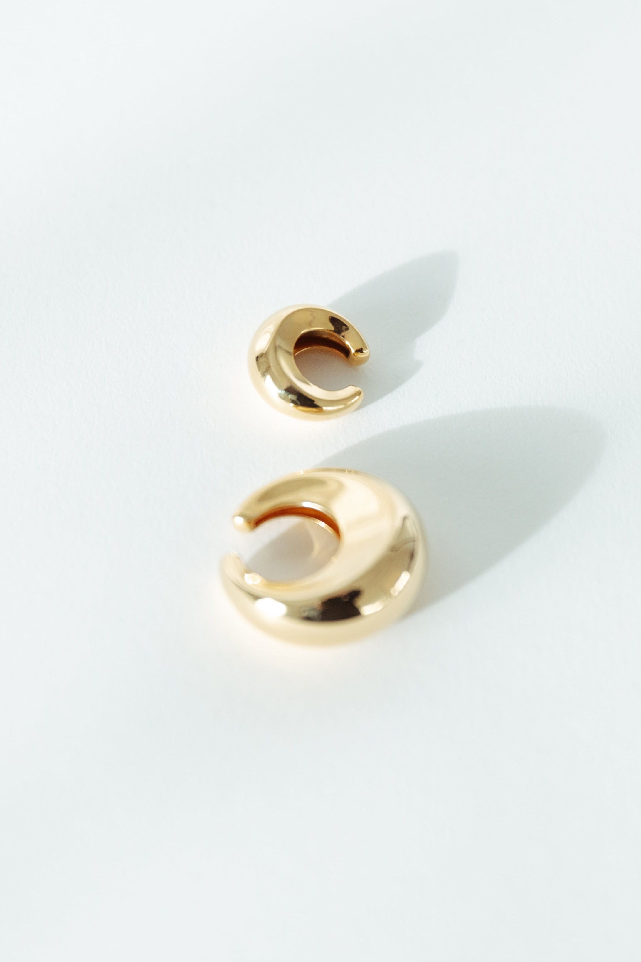 Concave Ear Cuff - Small - Gold