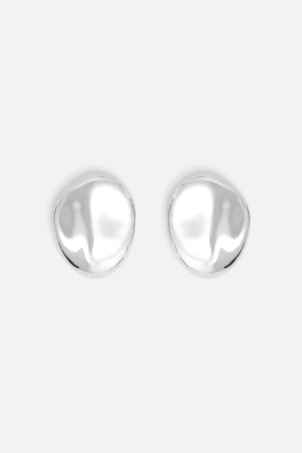 Dylan Dome Earring - Silver