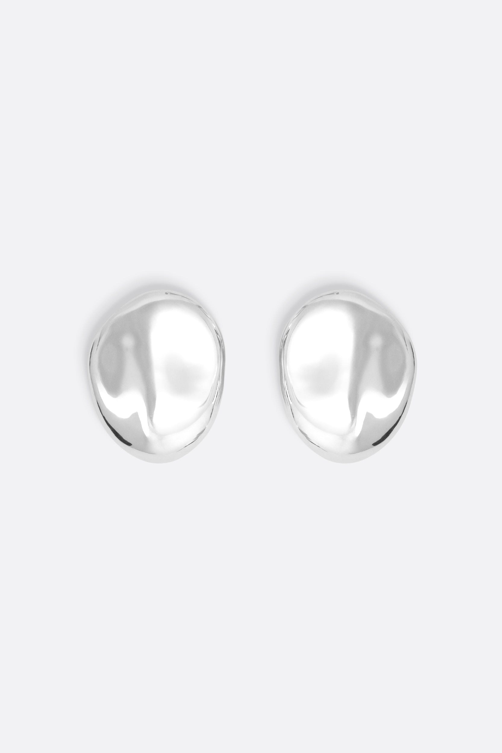 Dylan Dome Earring - Silver