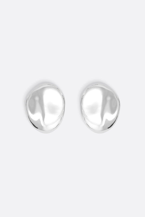 Dylan Dome Earring - Silver