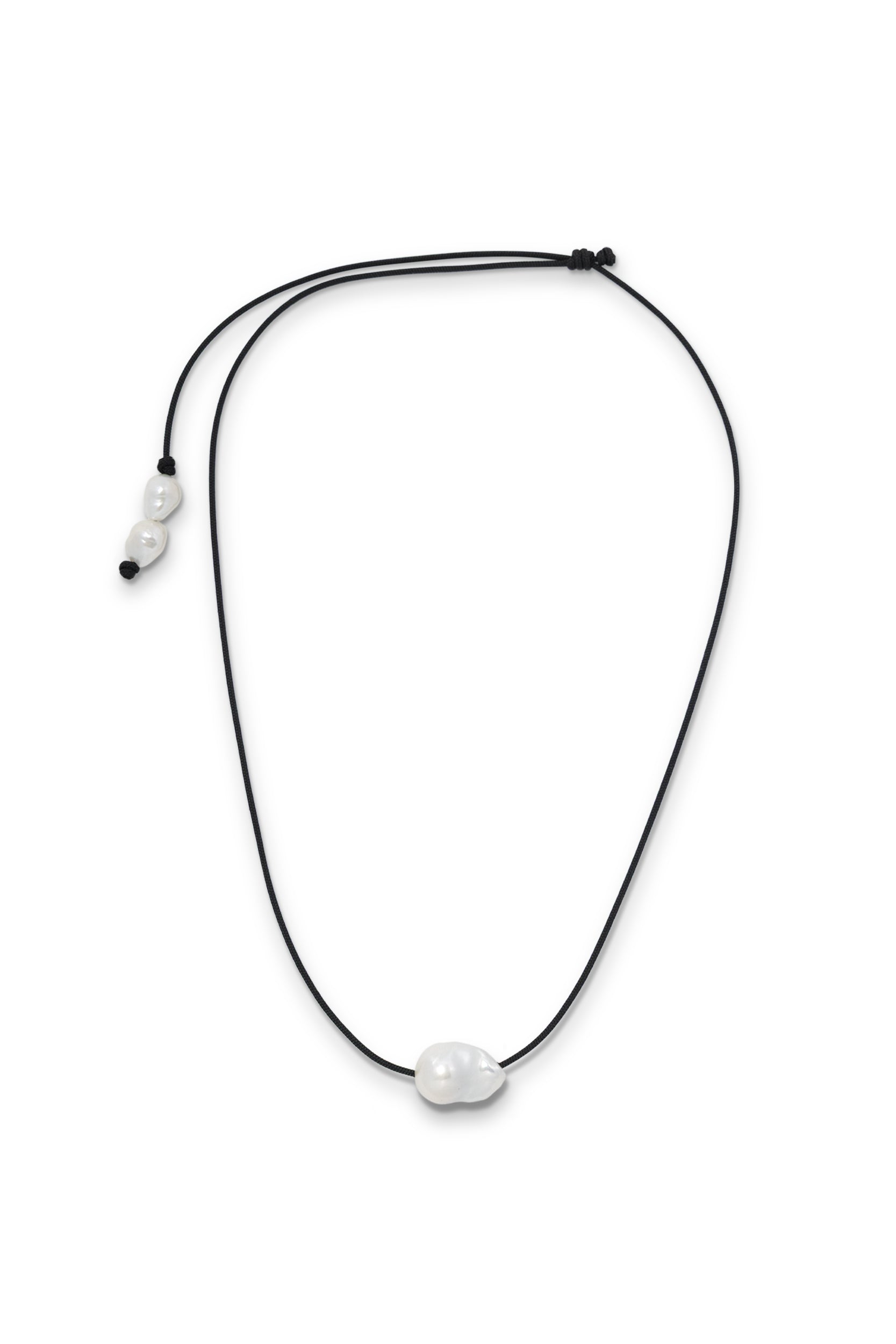 Baroque Pearl Cord Necklace