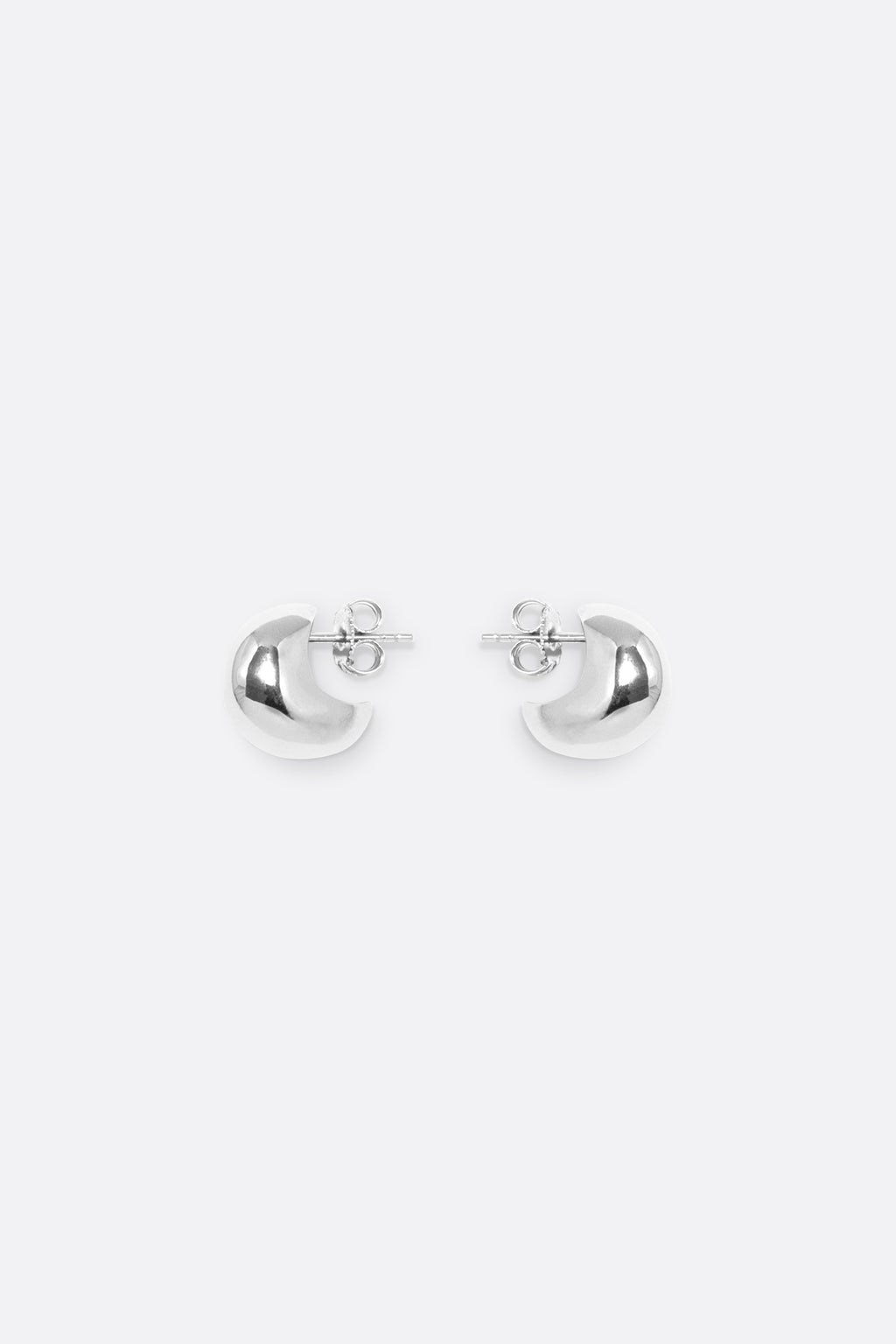 Figure Hoops - Small - Silver