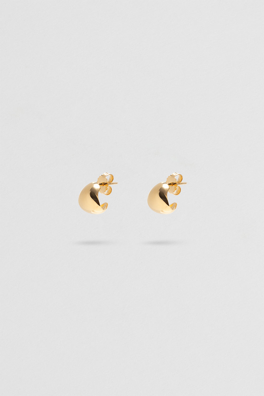 Fold Hoops - small - Gold