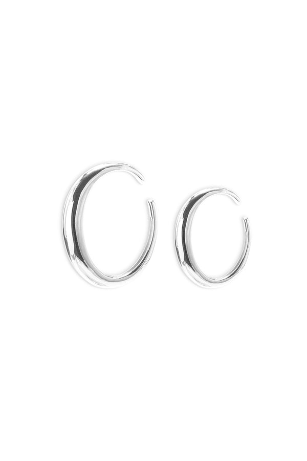Jean Ear Cuff Set (2 pcs) - Silver