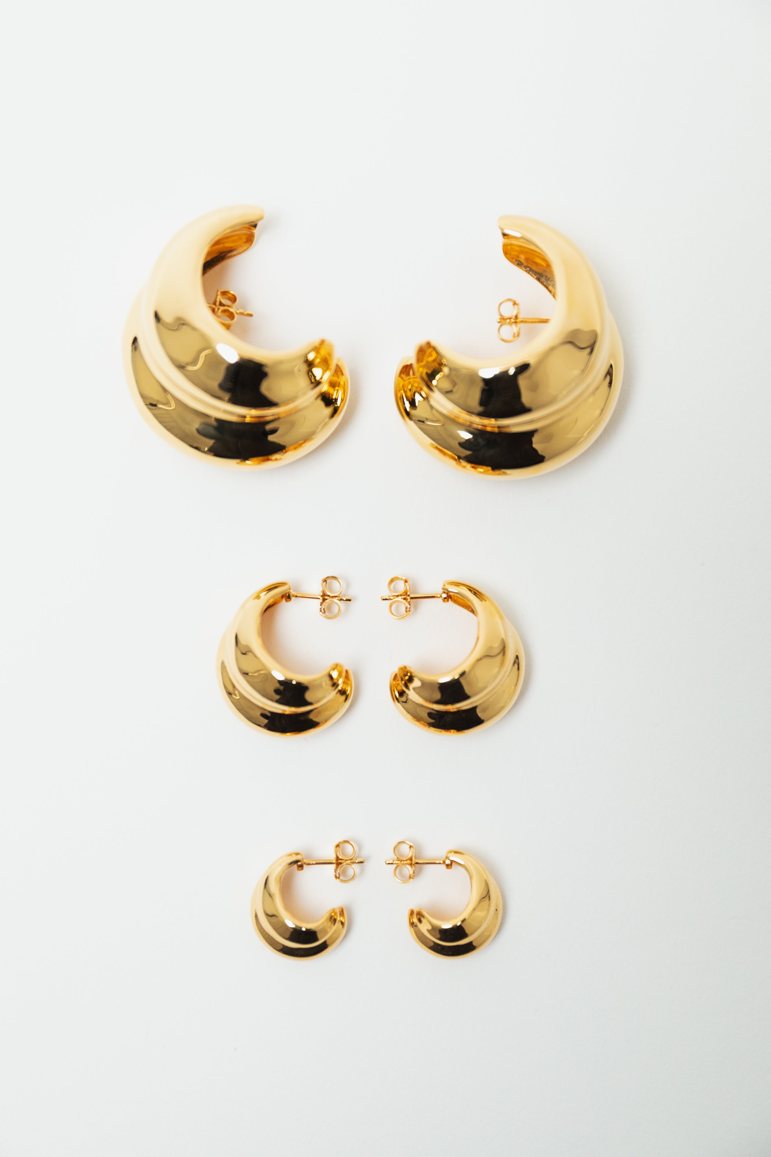 Mega Hoops - Large - Gold