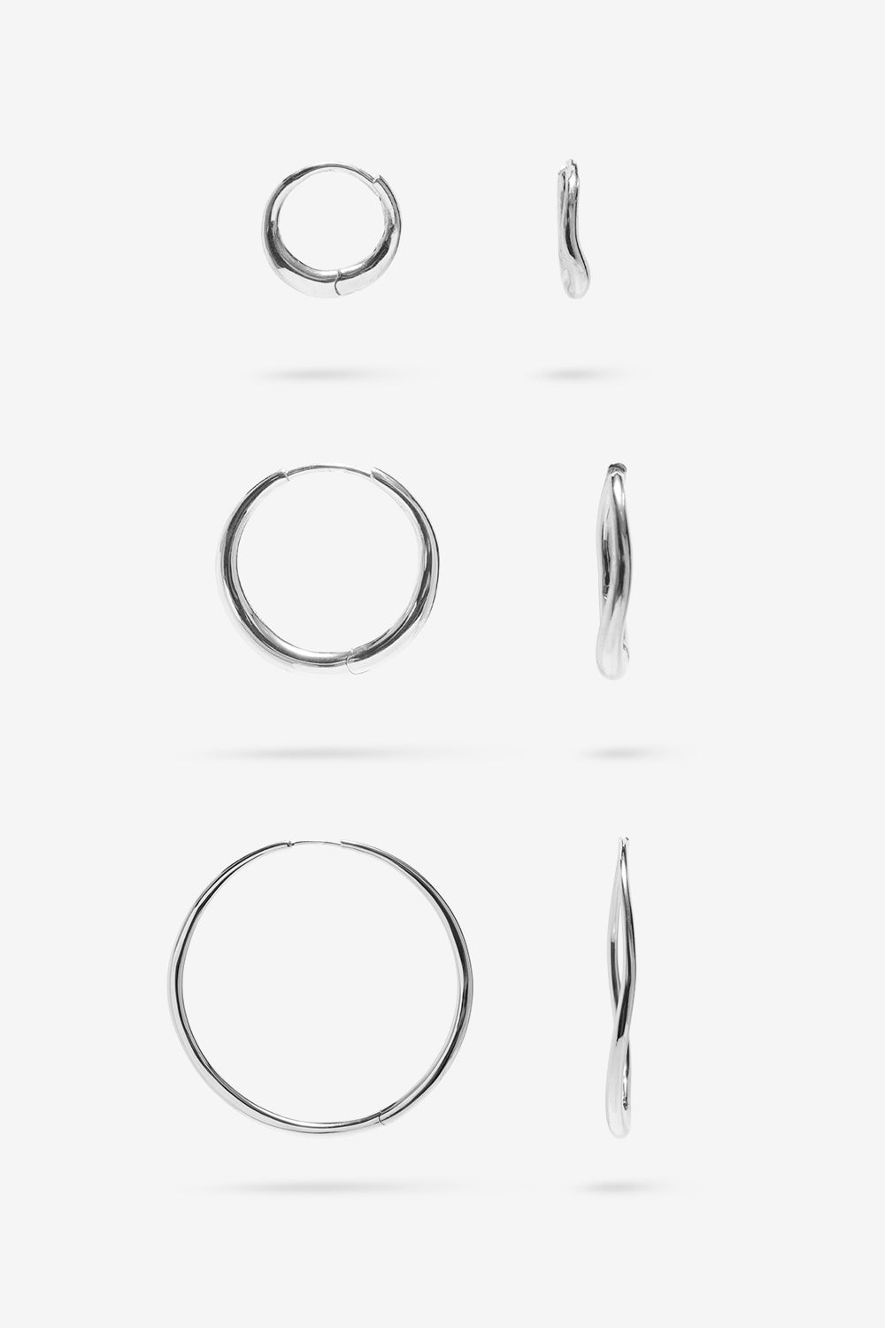 Momento Hoop Set Edit - Silver – Bundle