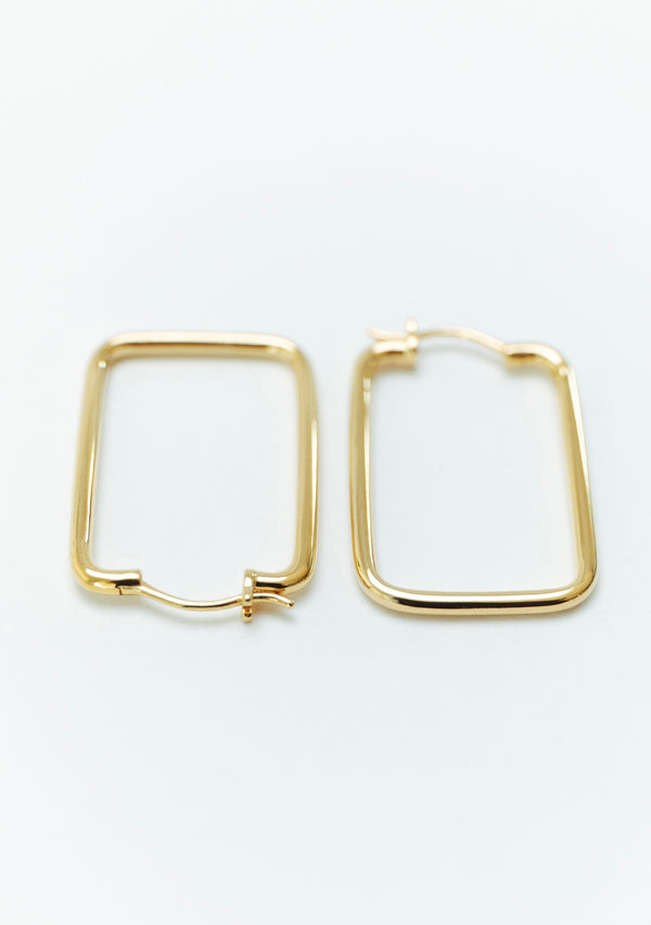 Mondo Hoops - Square - Gold