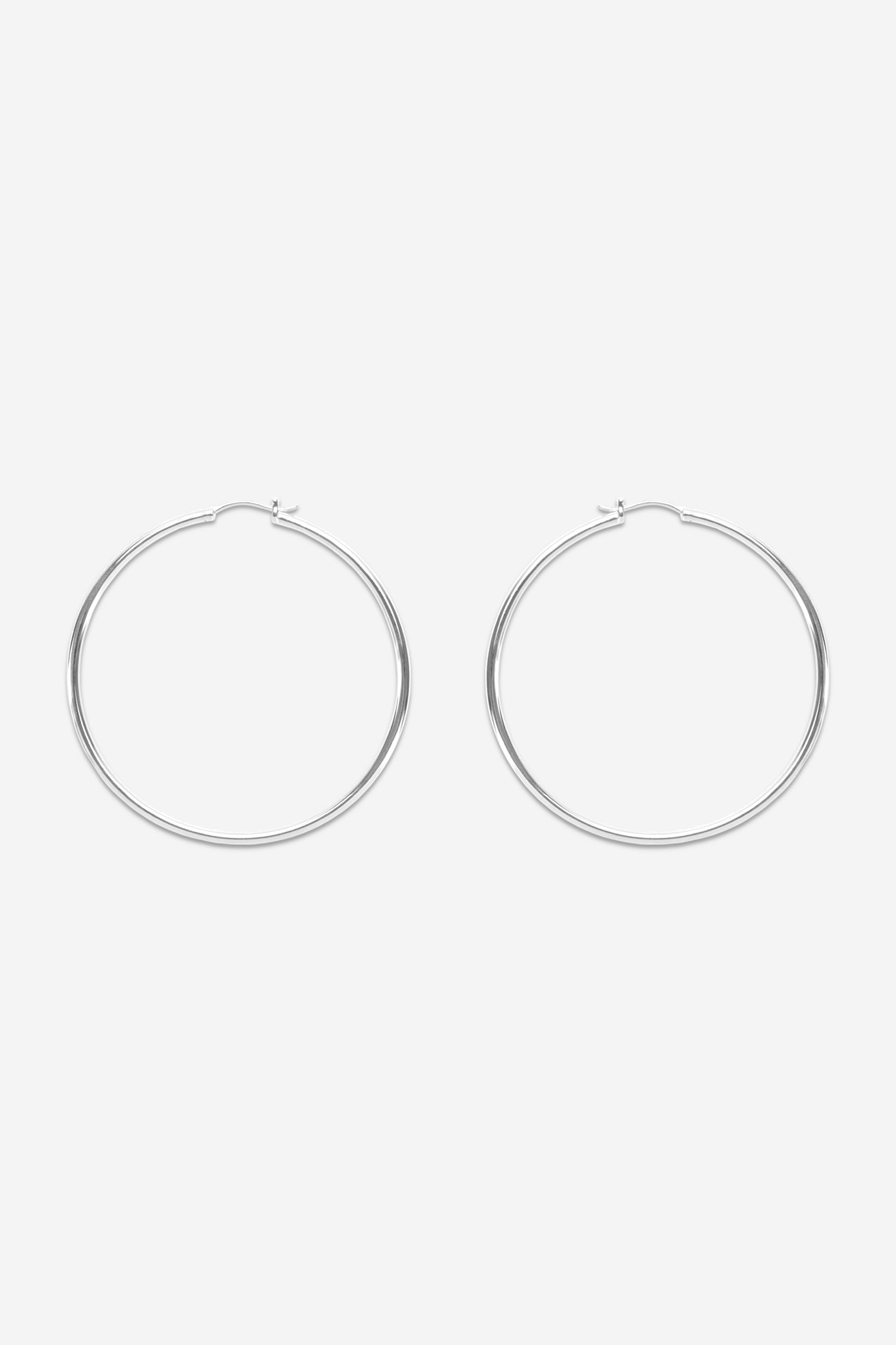 Mondo Hoops - Large - Silver