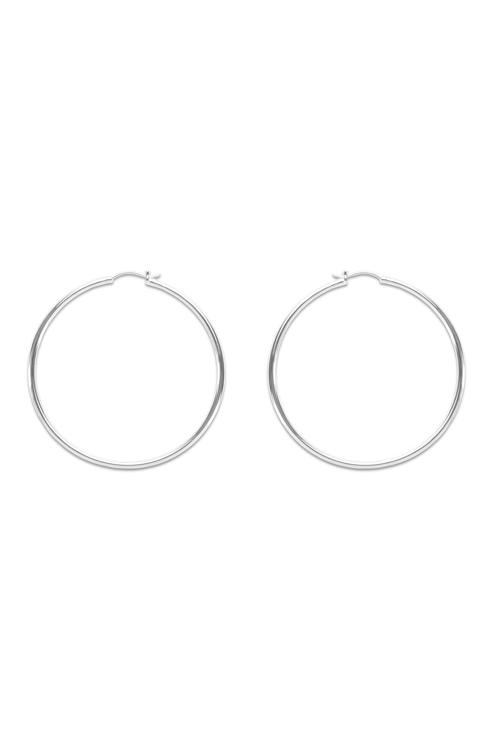 Mondo Hoops - Large - Silver