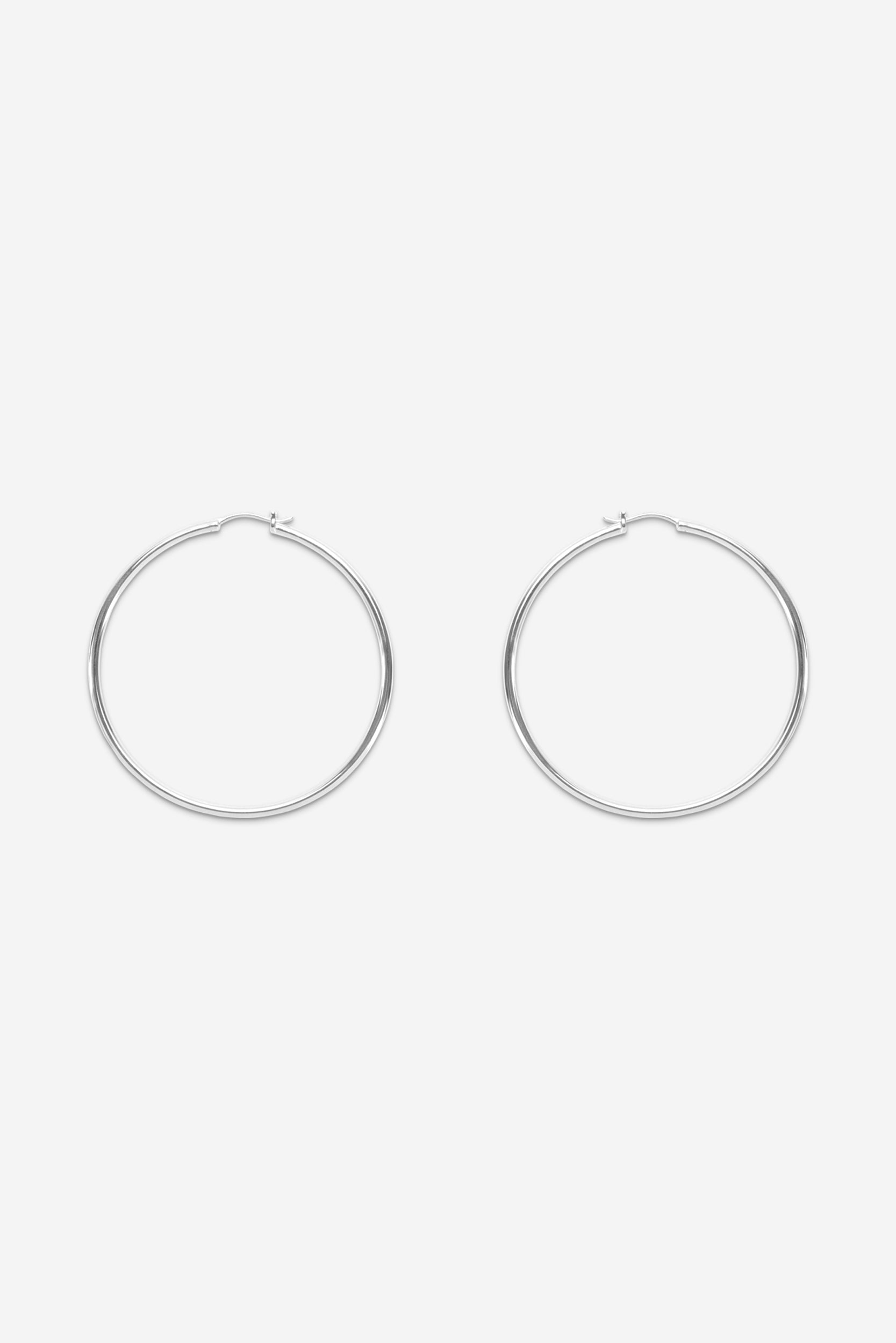 Mondo Hoops - Medium - Silver