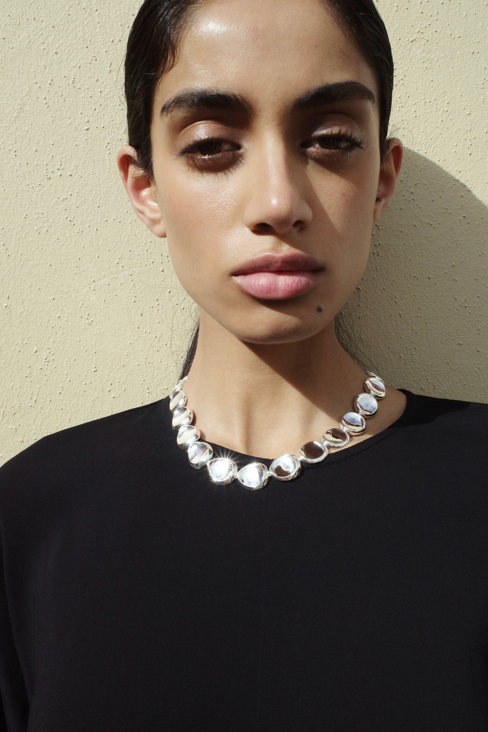 Concave Necklace - Silver