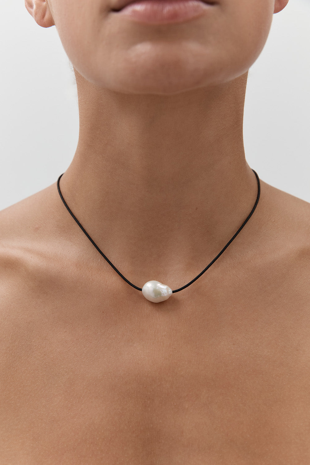 Baroque Pearl Cord Necklace