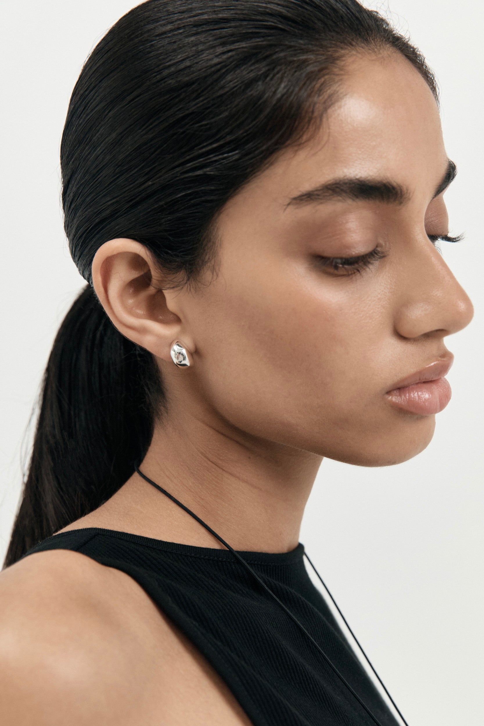 Figure Hoops - Small - Silver