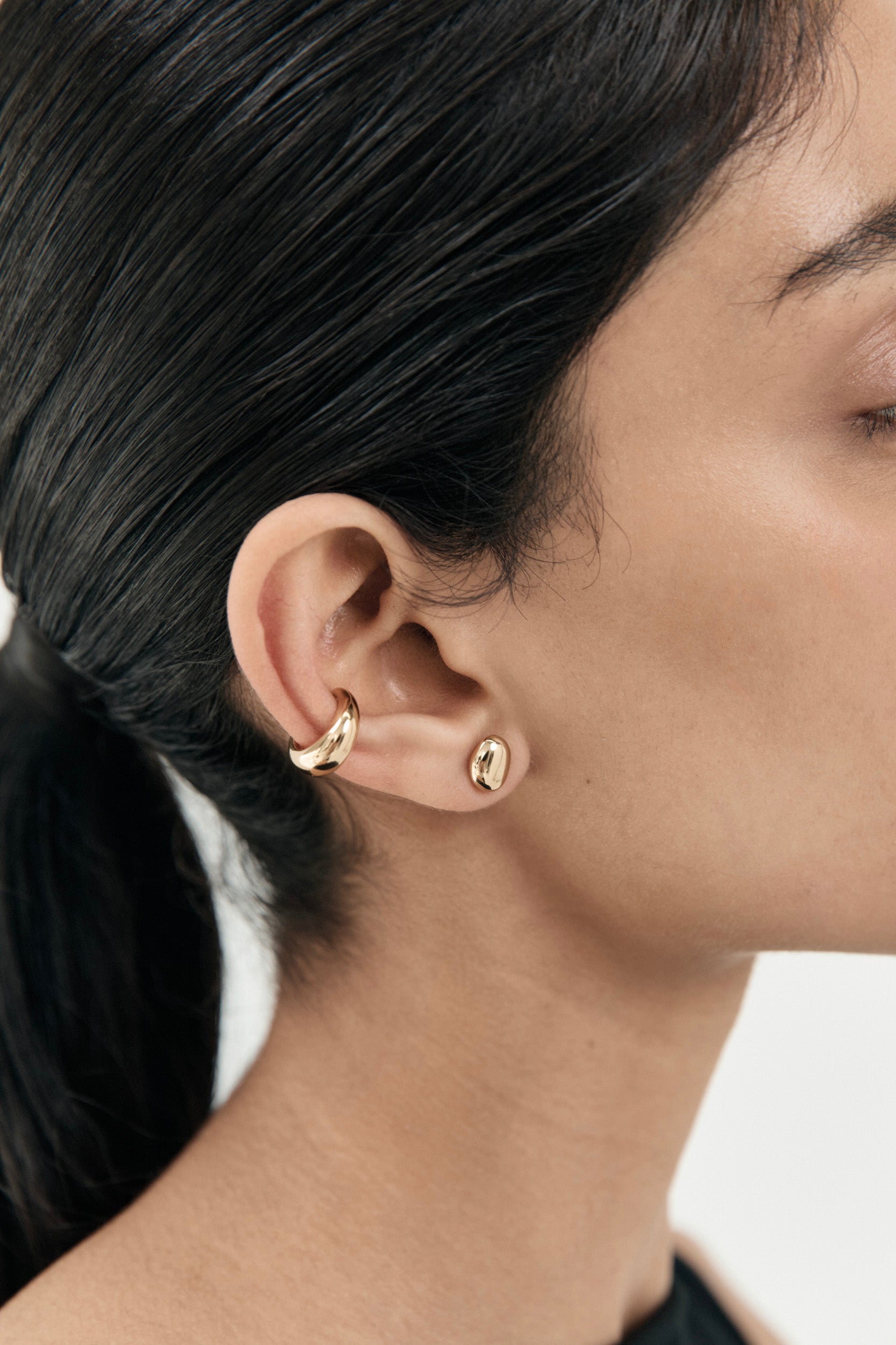 Mirror Ear Cuff - Gold