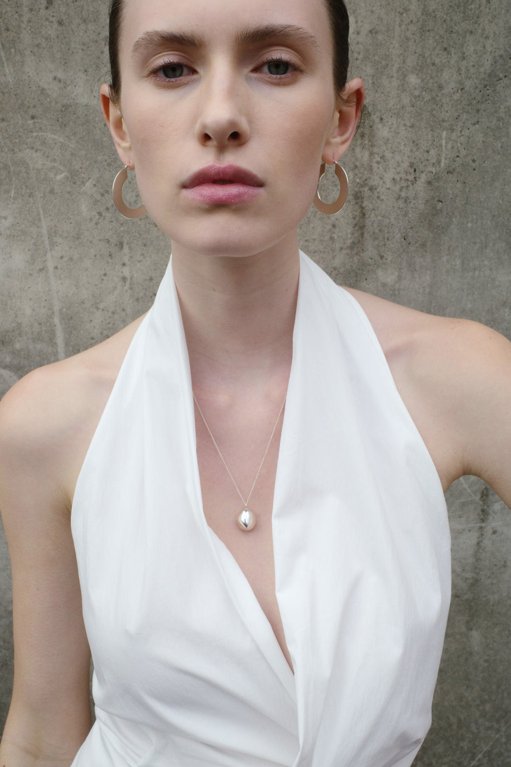 Drop Necklace - Silver