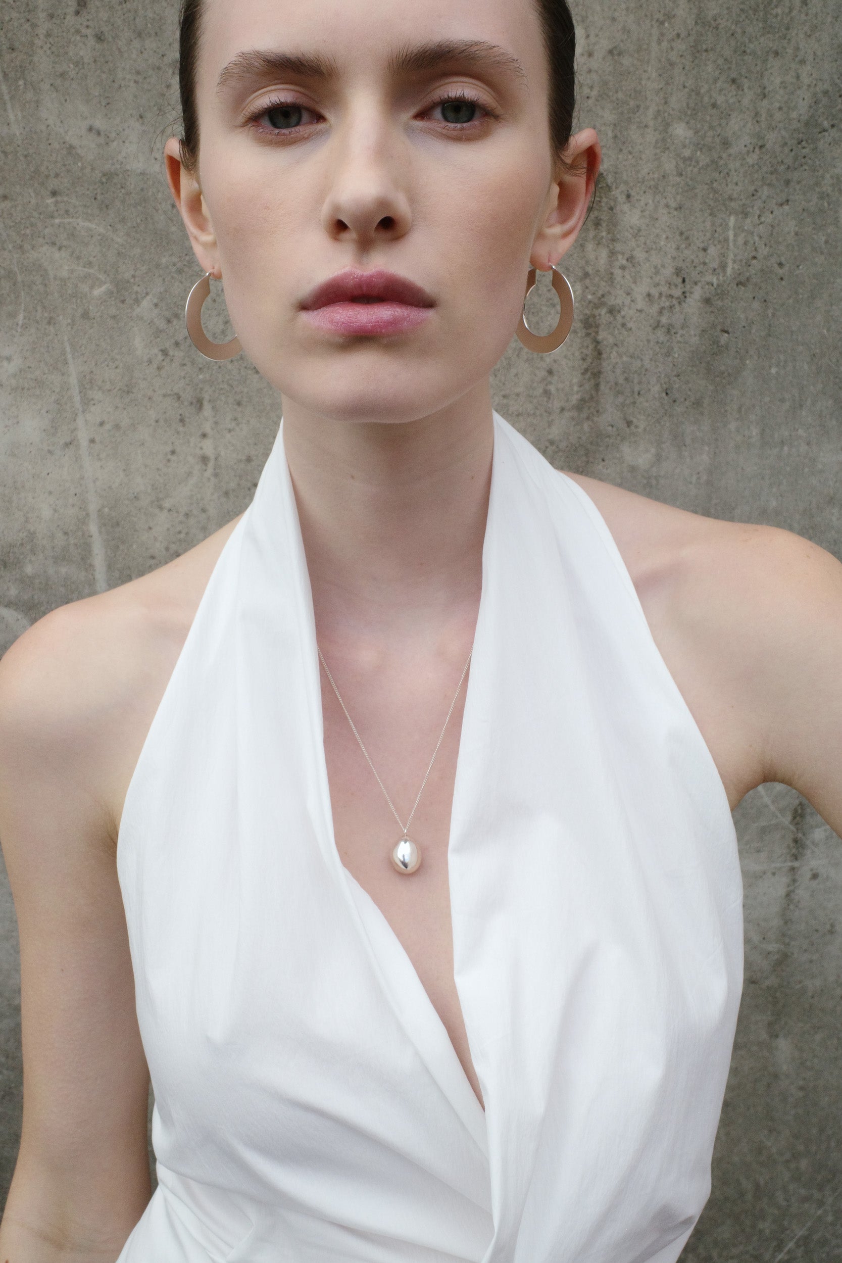 Drop Necklace - Silver
