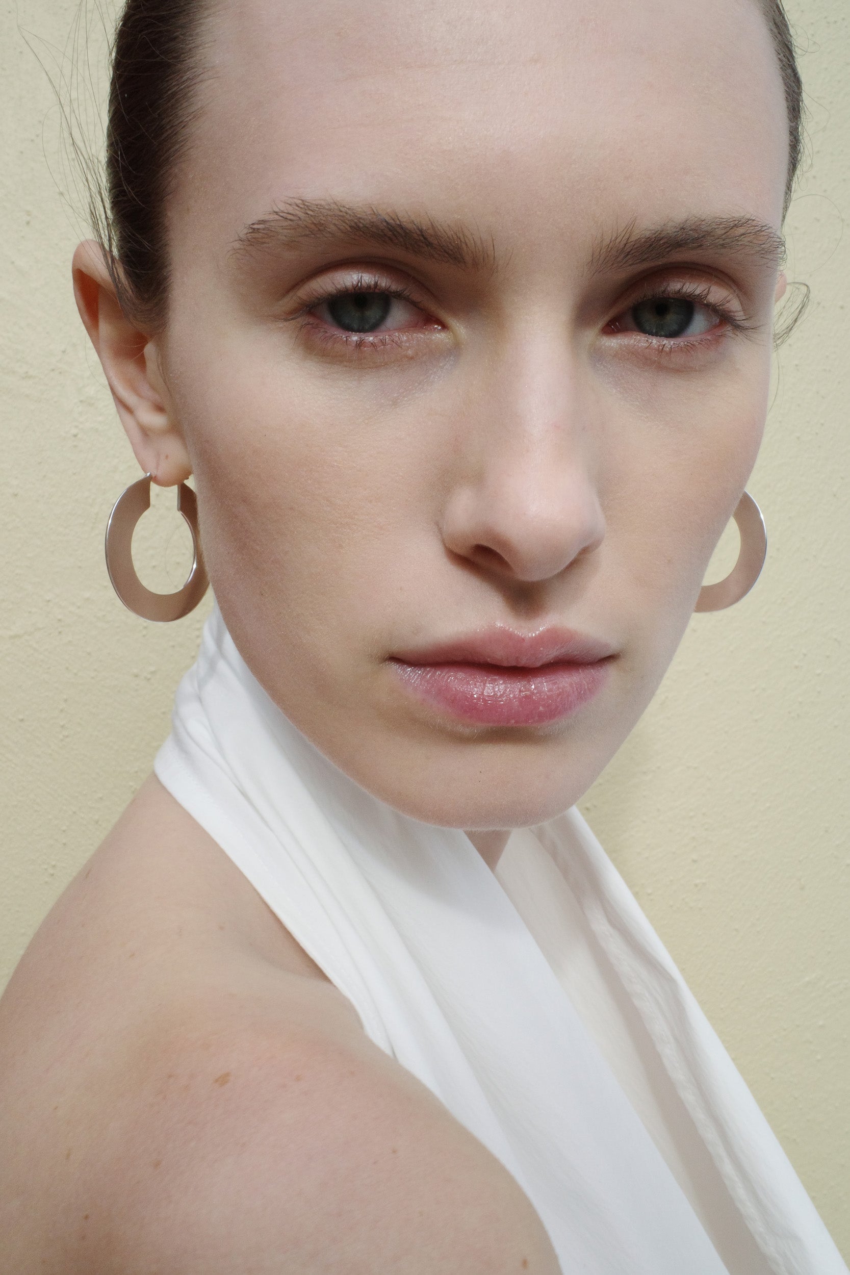 Flat Hoops - Silver