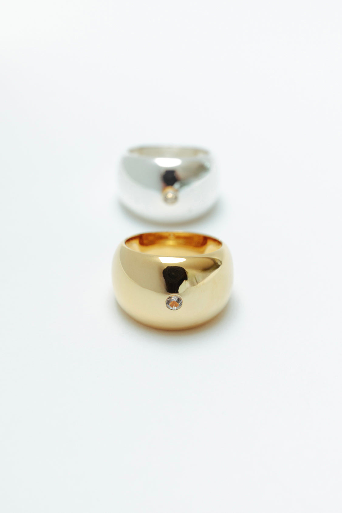 Fold Topaz Ring - Gold