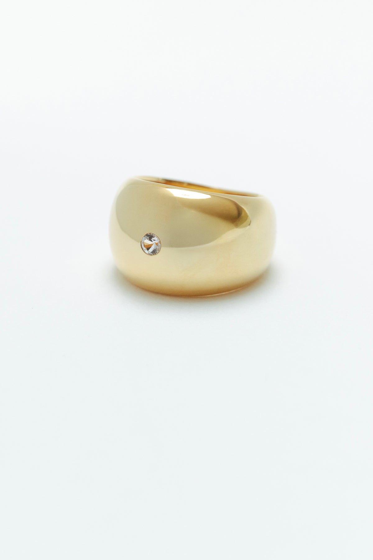 Fold Topaz Ring - Gold