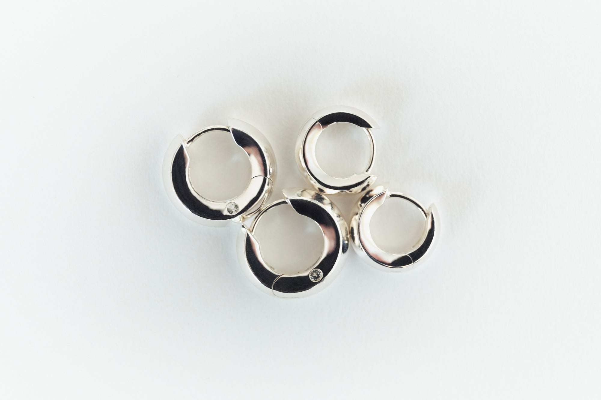 Low Beam Hoops - Small - Silver