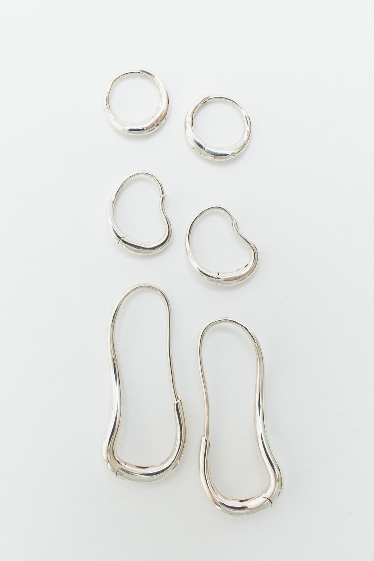 Ventee Hoops - Silver