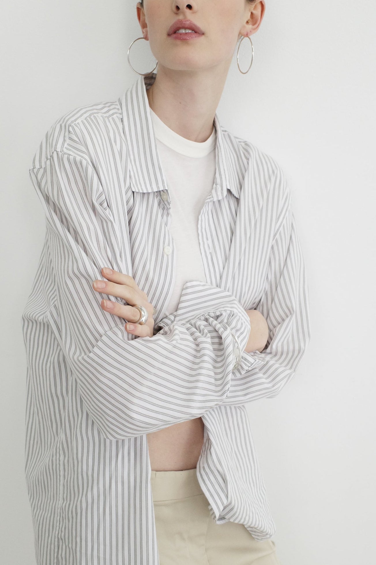 Mondo Hoops - Large - Silver