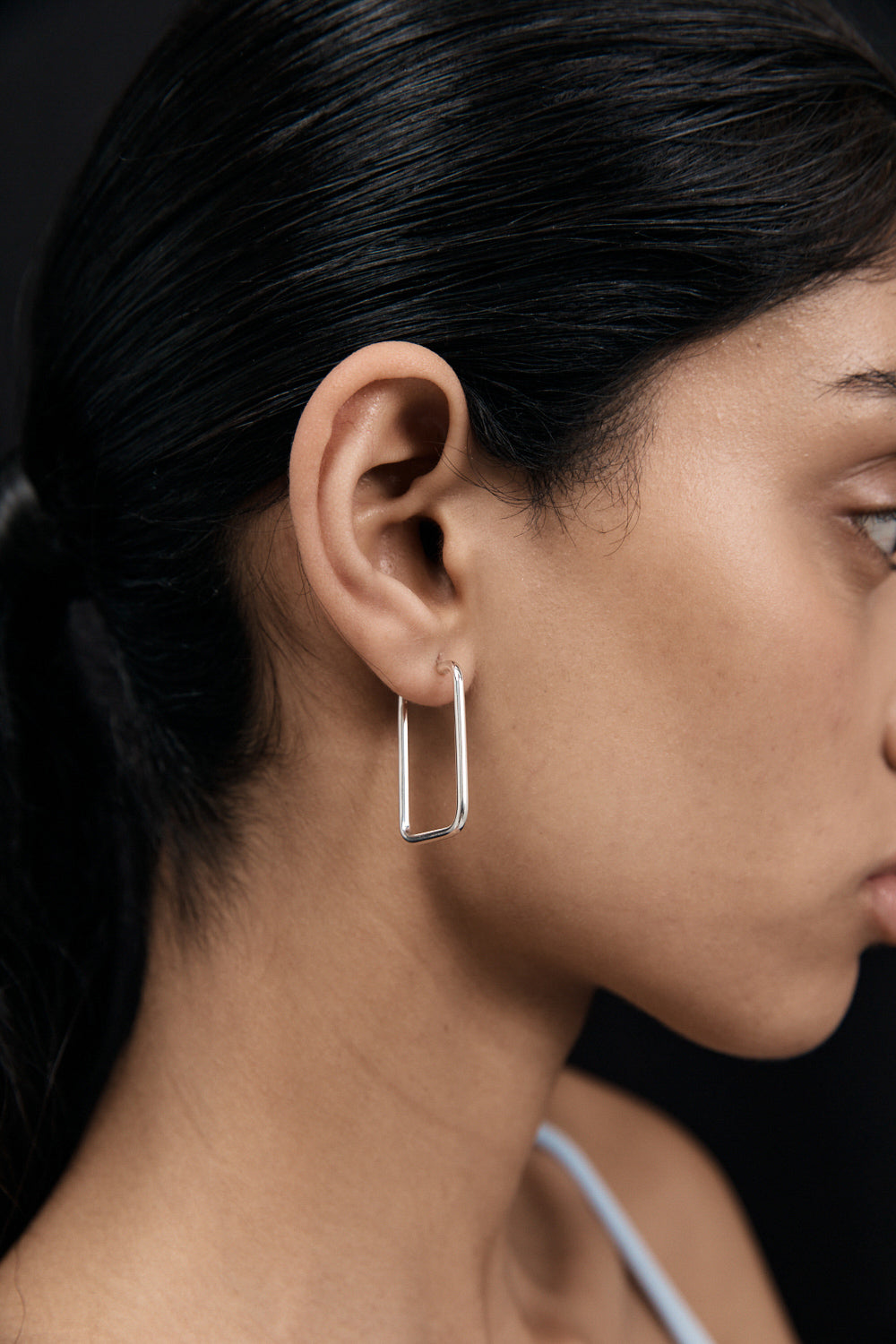 Mondo Hoops - Square - Silver