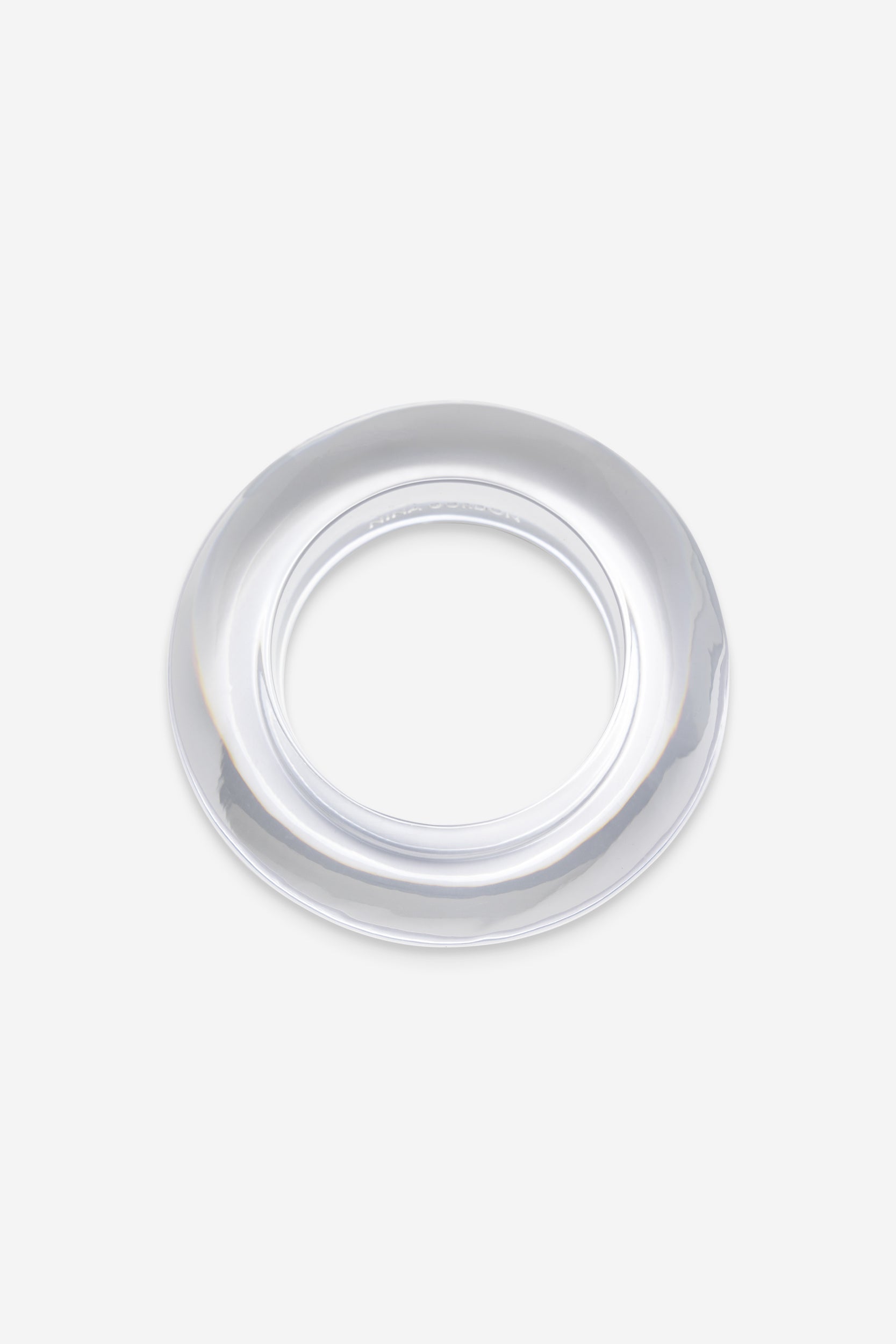 Saucer Bangle - Clear