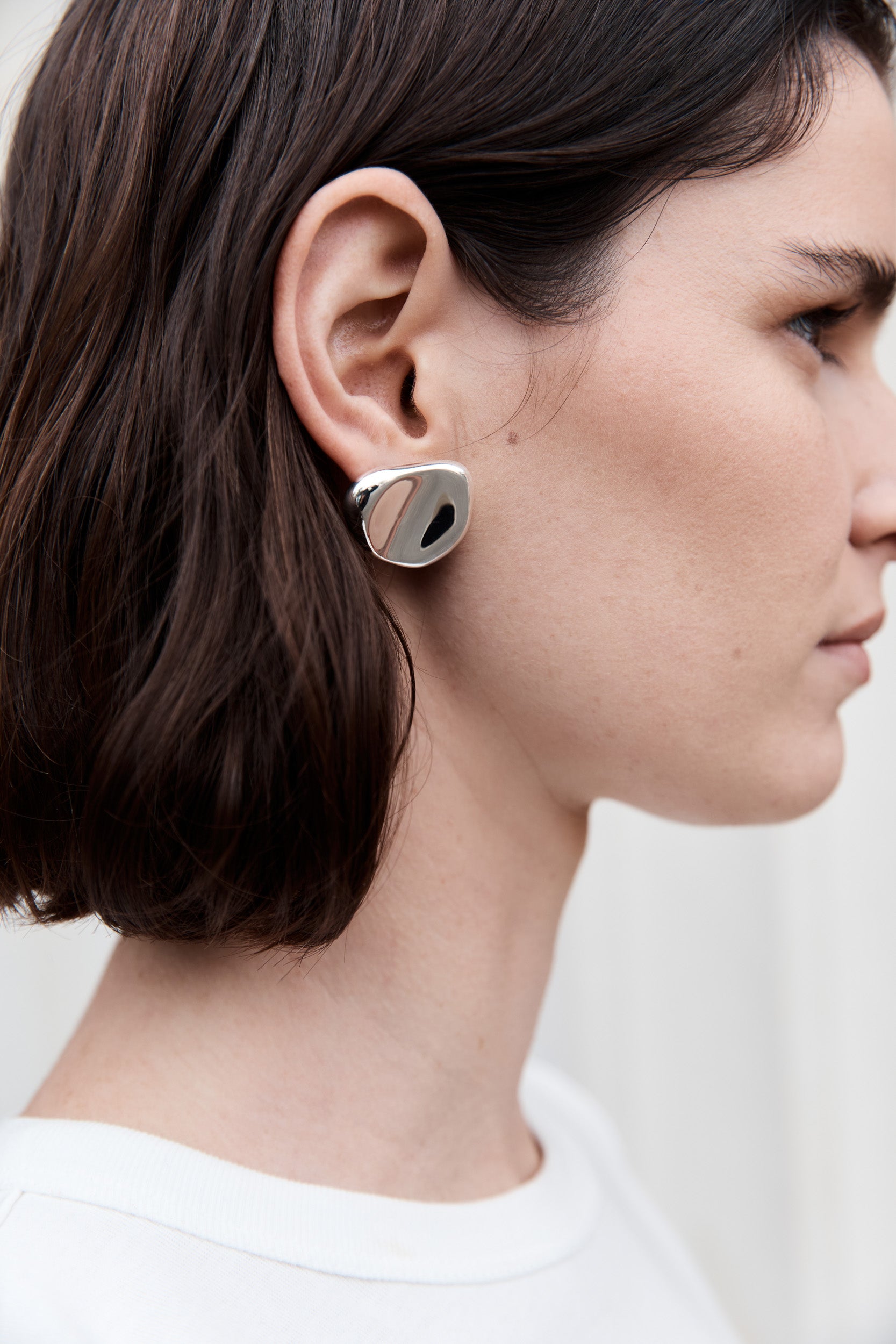 Carmen Dome Earrings - Silver | Last Pair