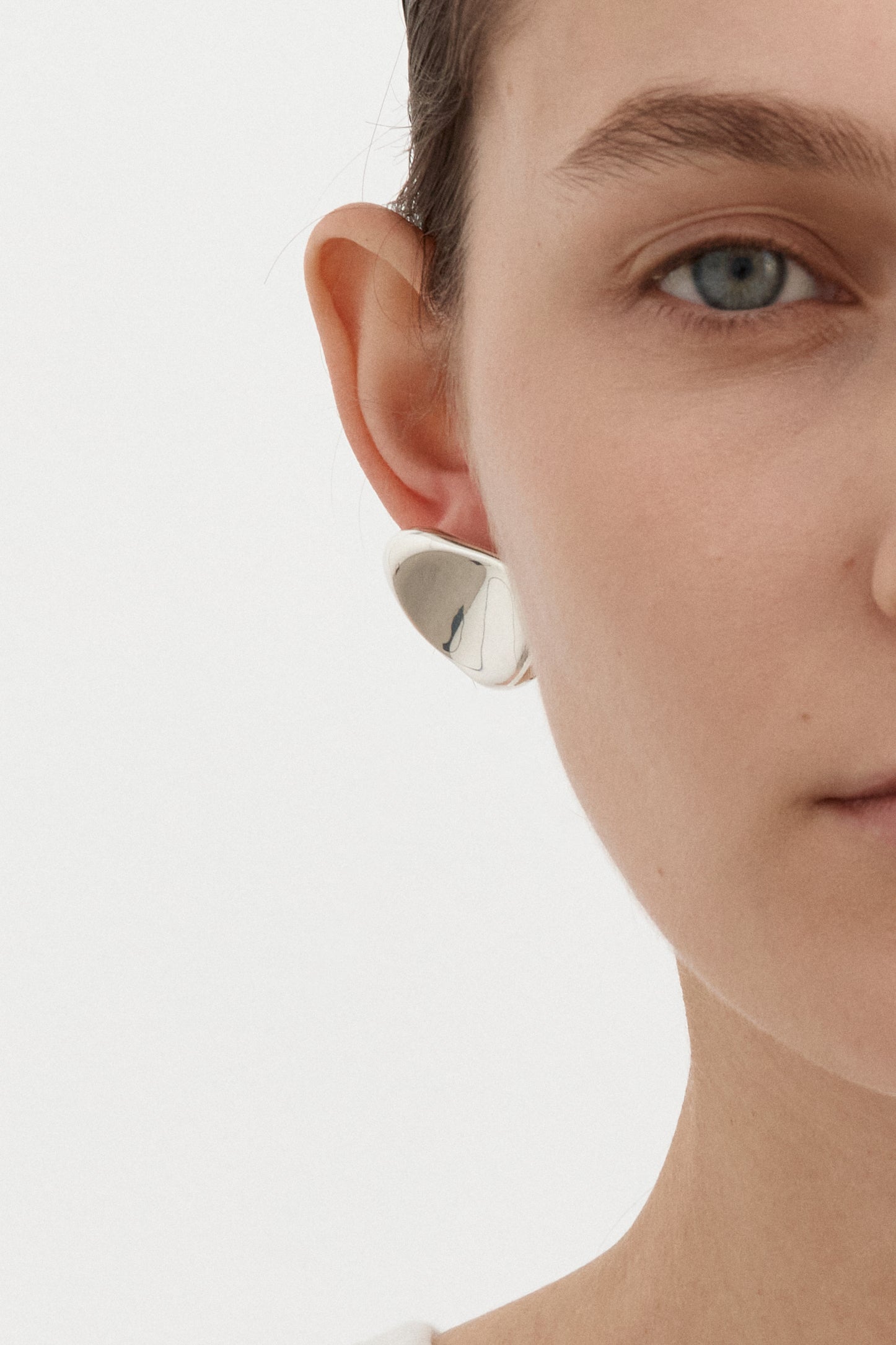 Carmen Dome Earrings - Silver | Last Pair