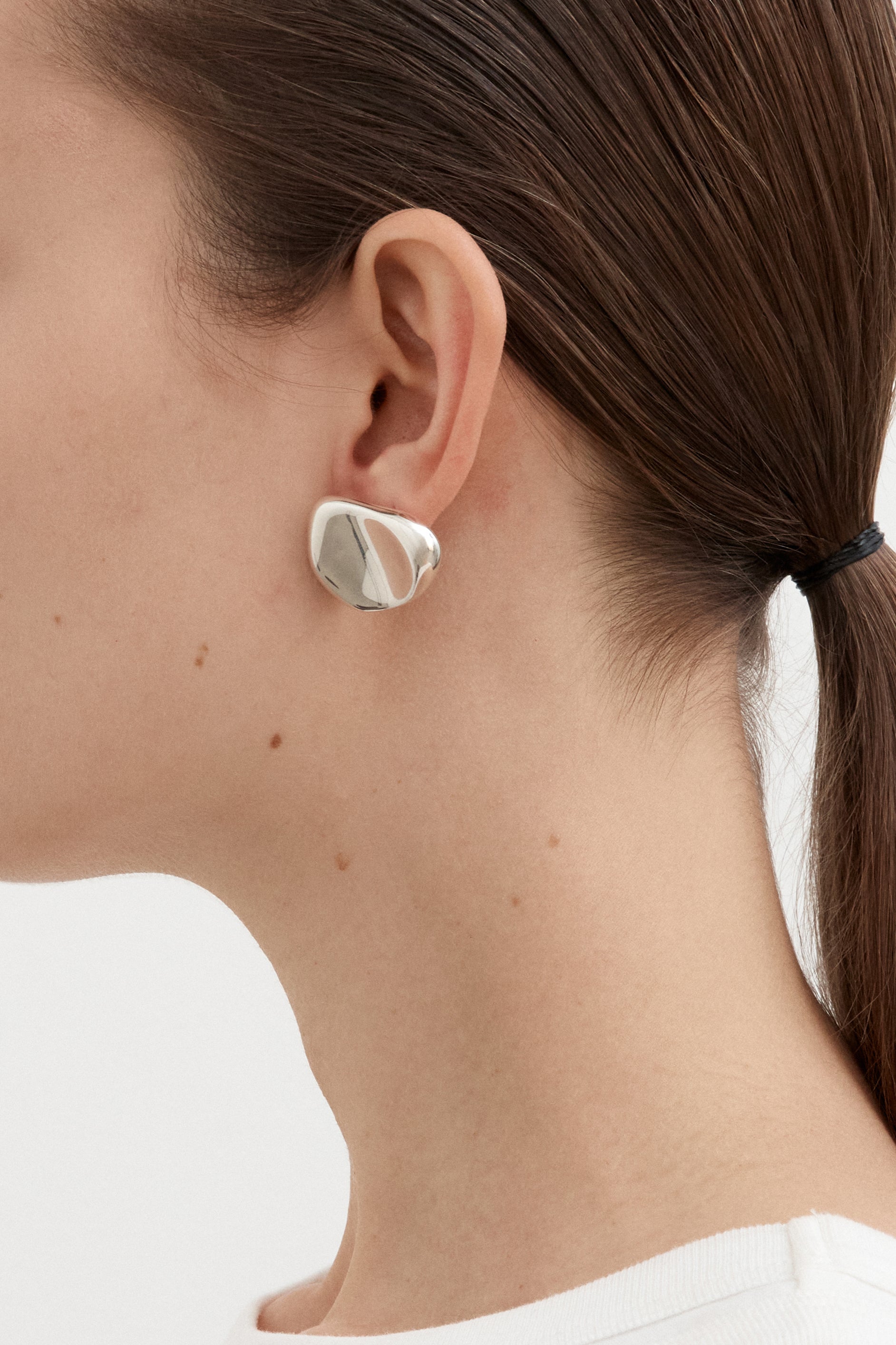 Carmen Dome Earrings - Silver | Last Pair