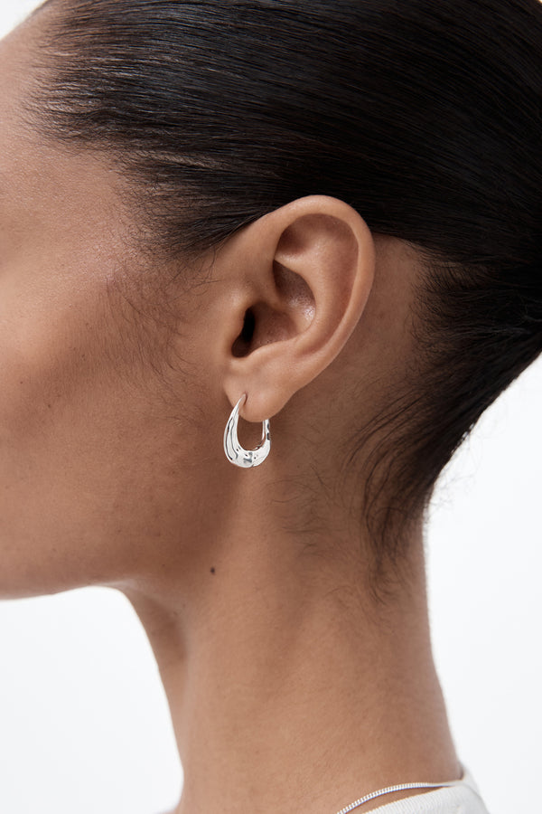 Daija Hoop – Klein – Silber