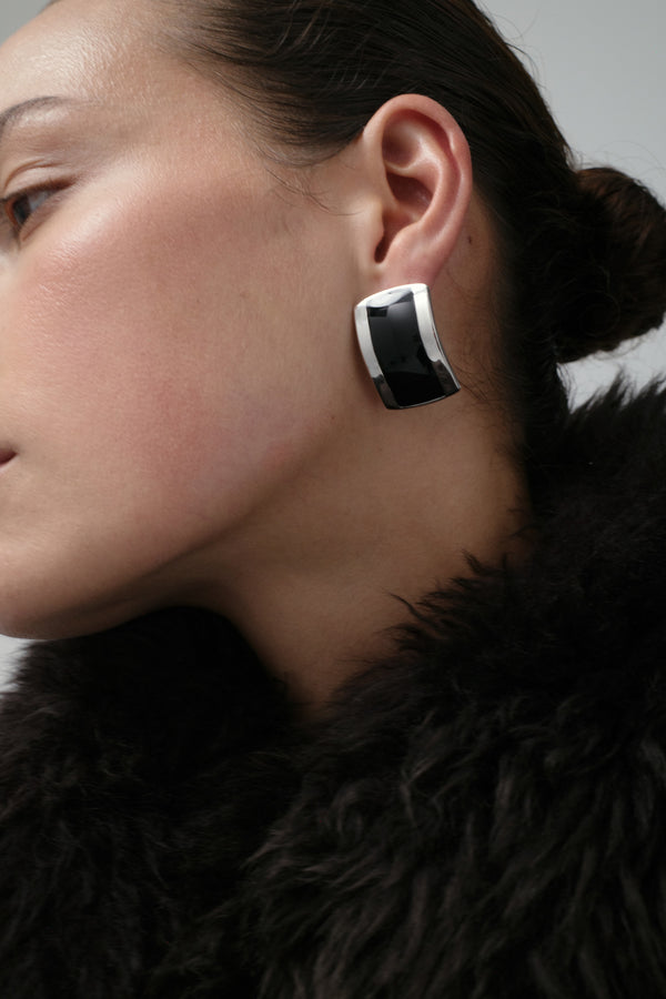 Eclipse Earrings - Silver