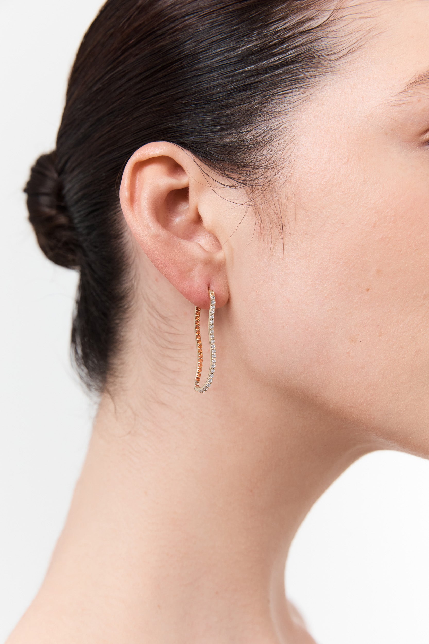 Fiasco Paved Hoops - Tangerine - Gold