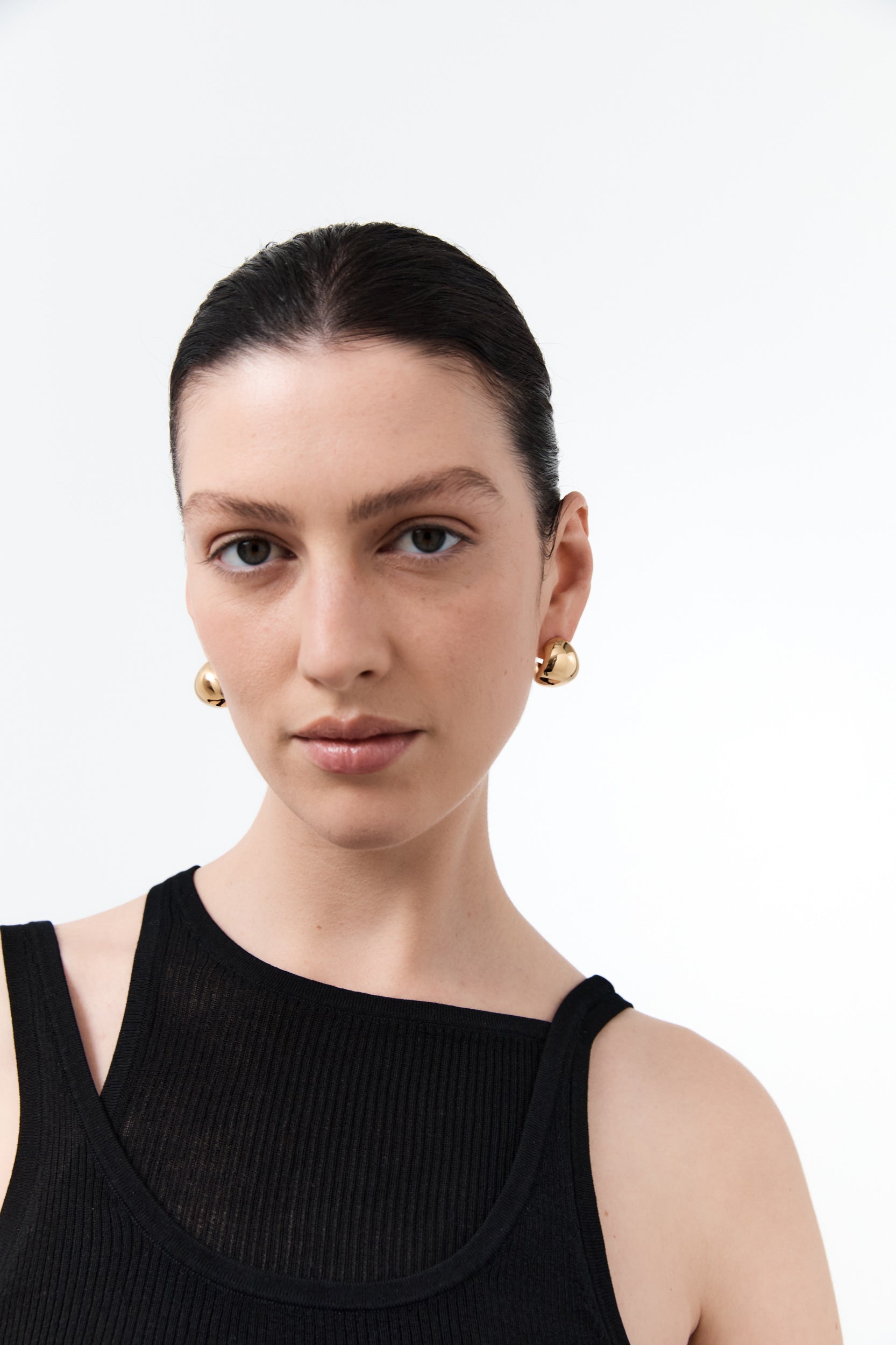 Créoles pliables - Grandes - Or