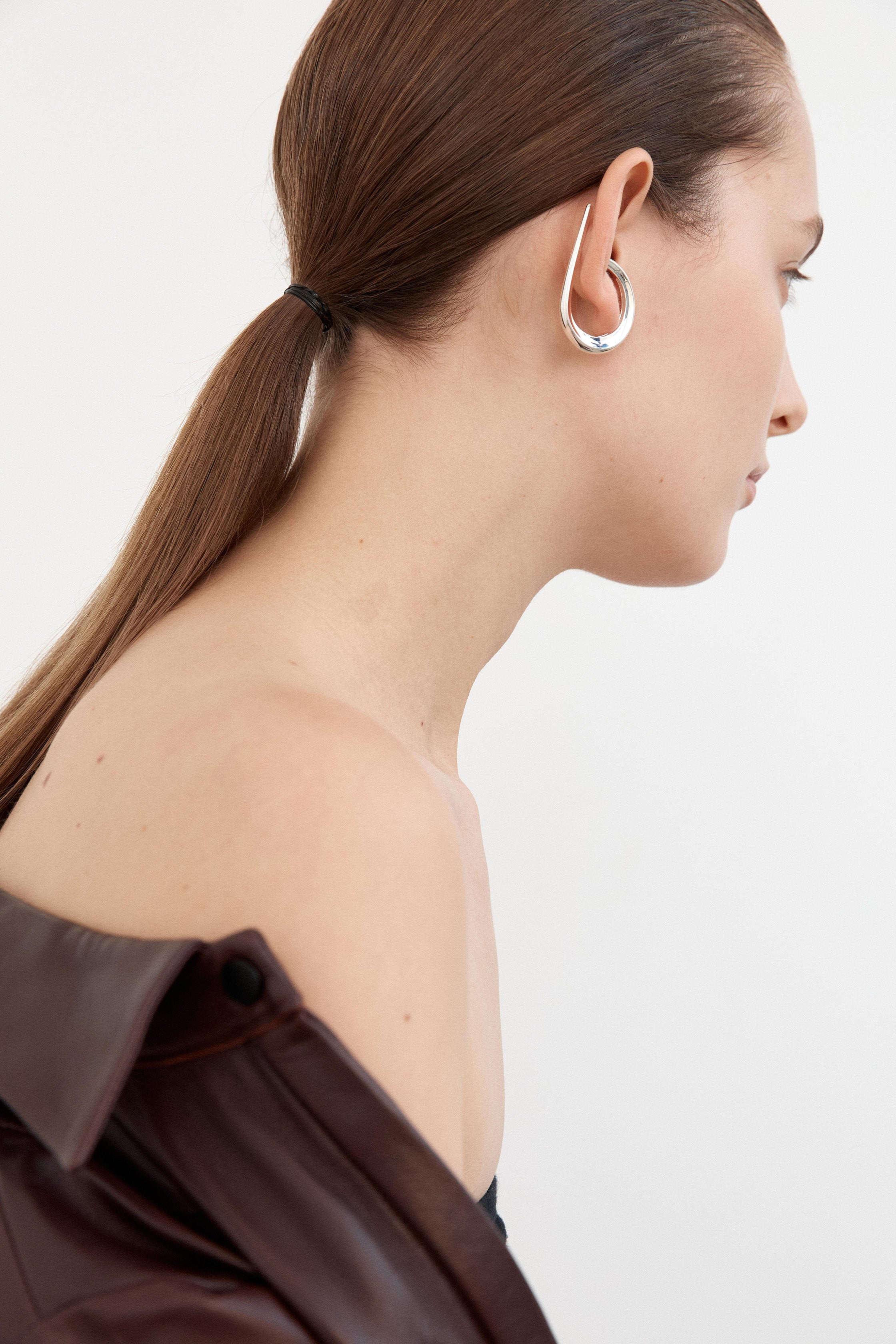 High Beam Ear Cuff - Silver