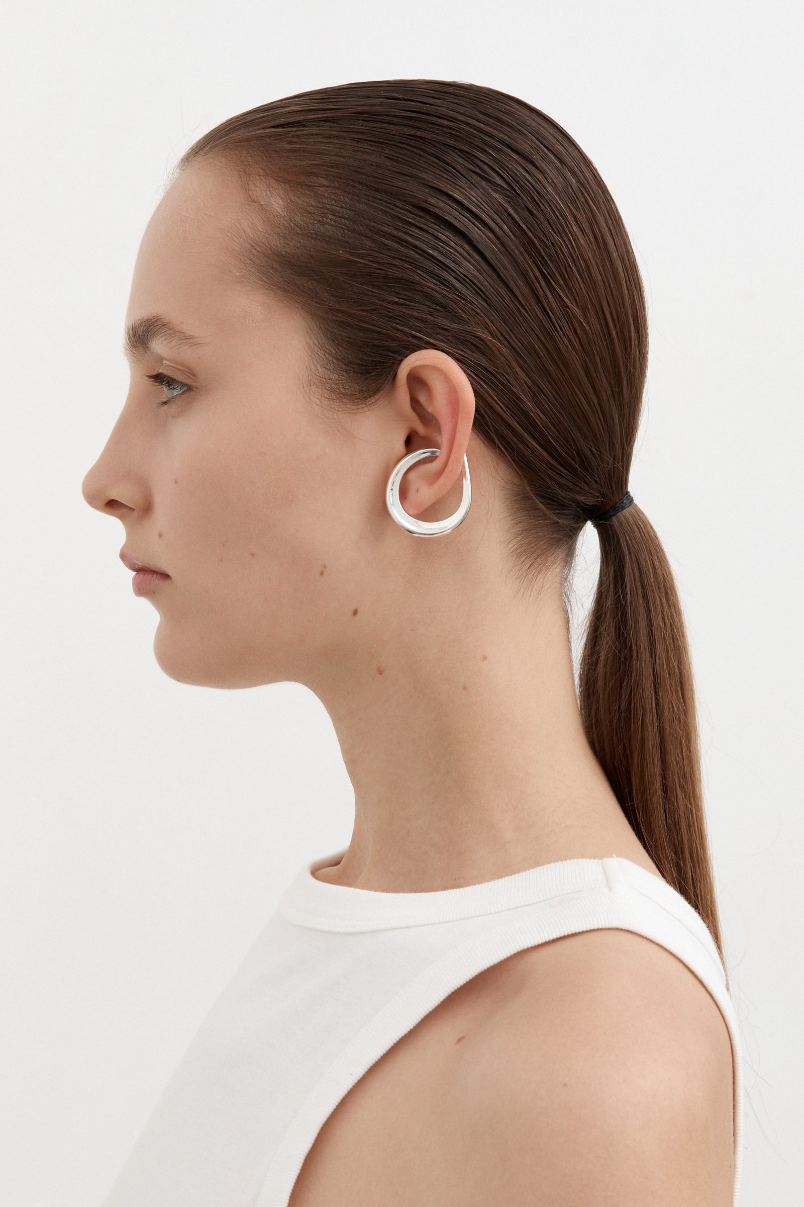 High Beam Ear Cuff - Silver