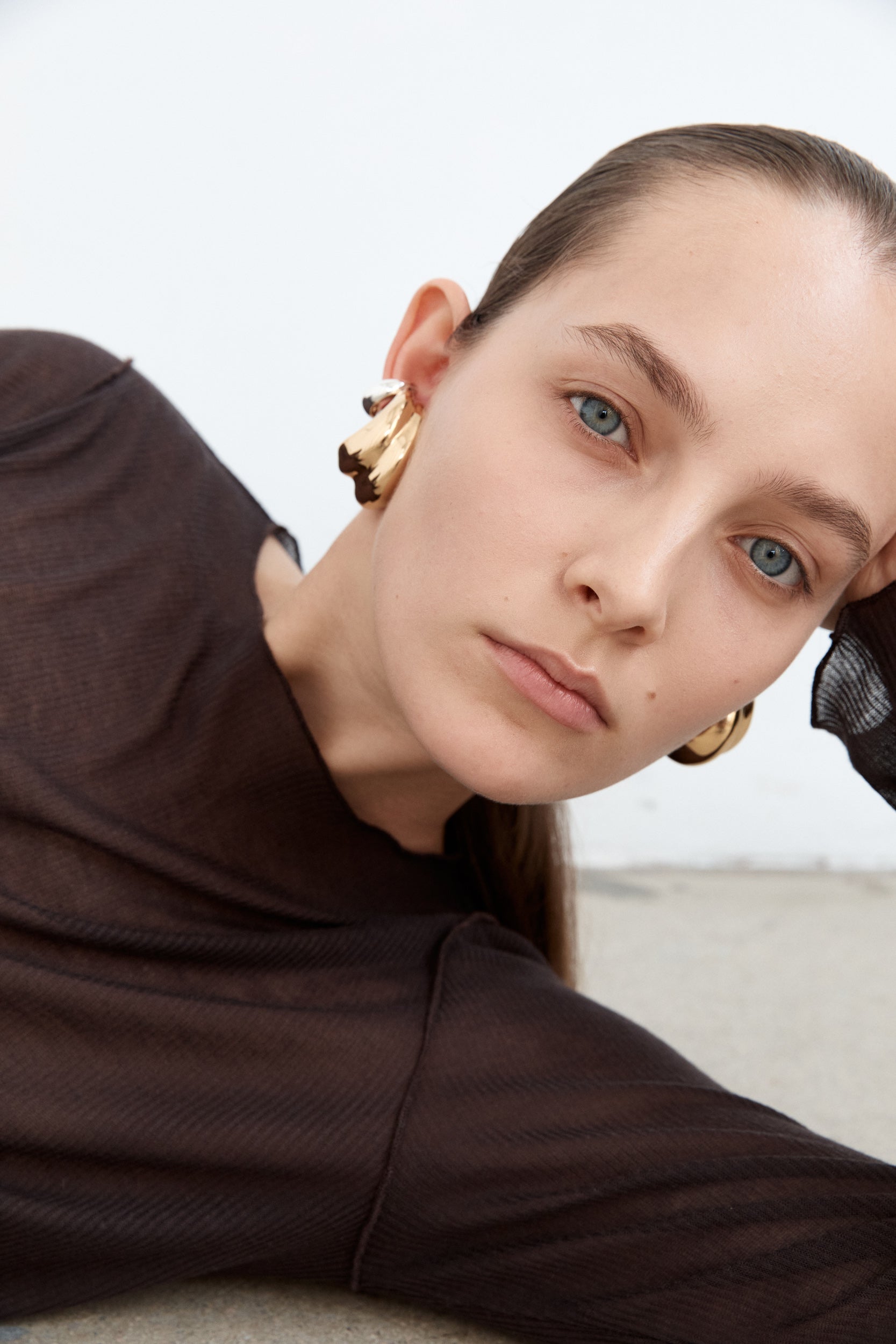 Créoles Mega Cuff - Doré | Dernière paire