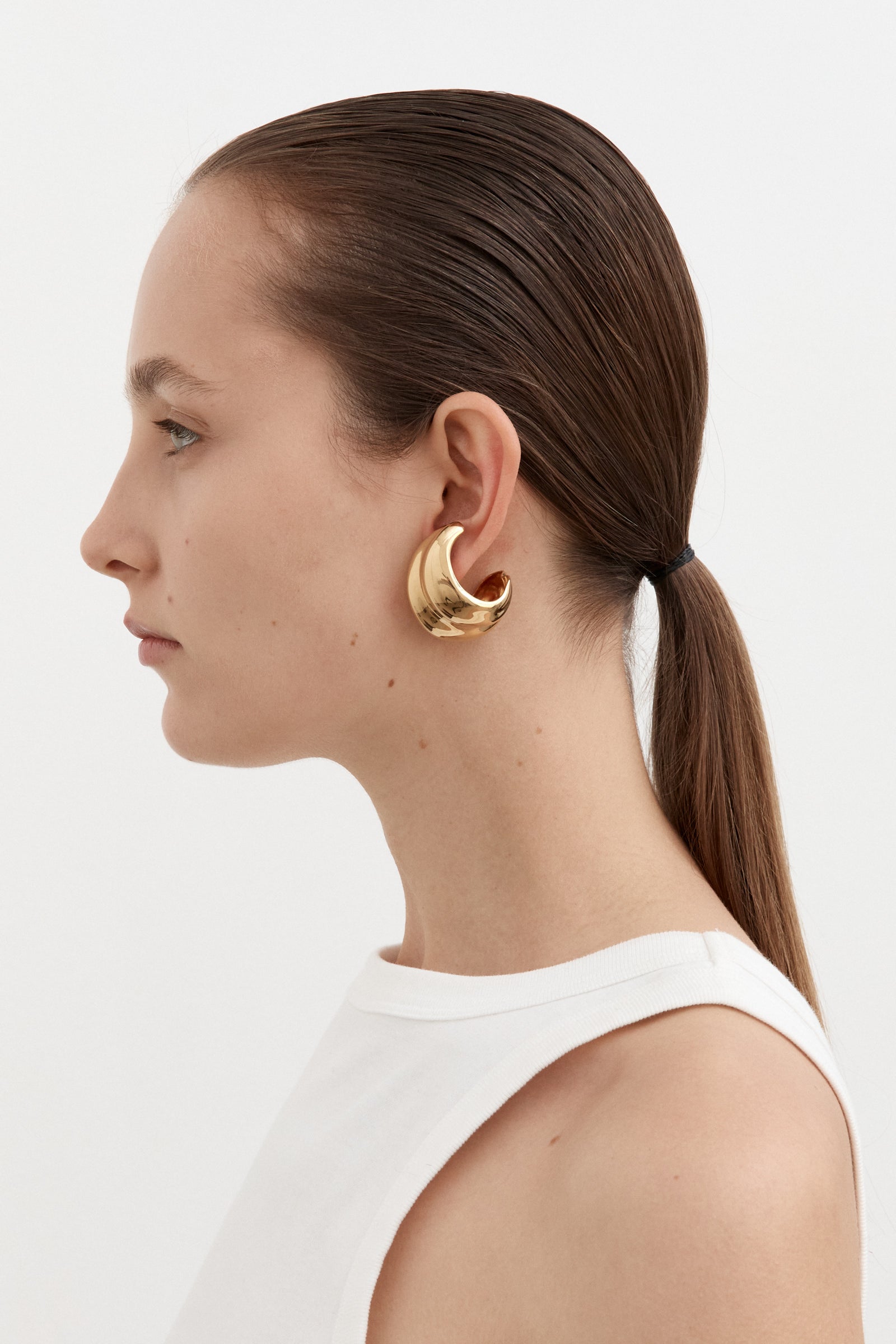 Créoles Mega Cuff - Doré | Dernière paire