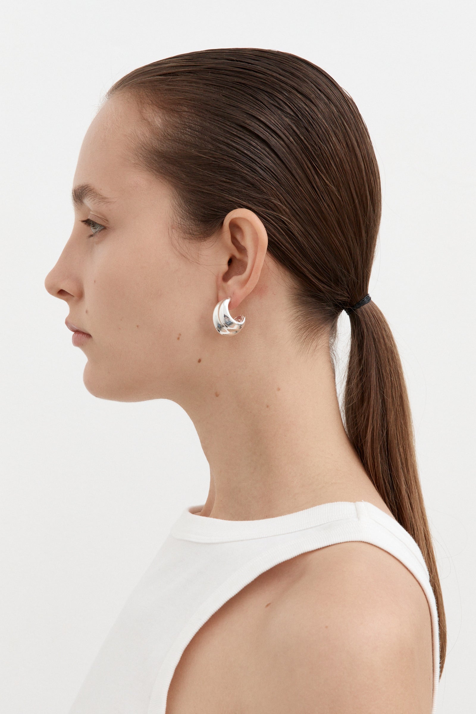 Mega Hoops - Large - Silver