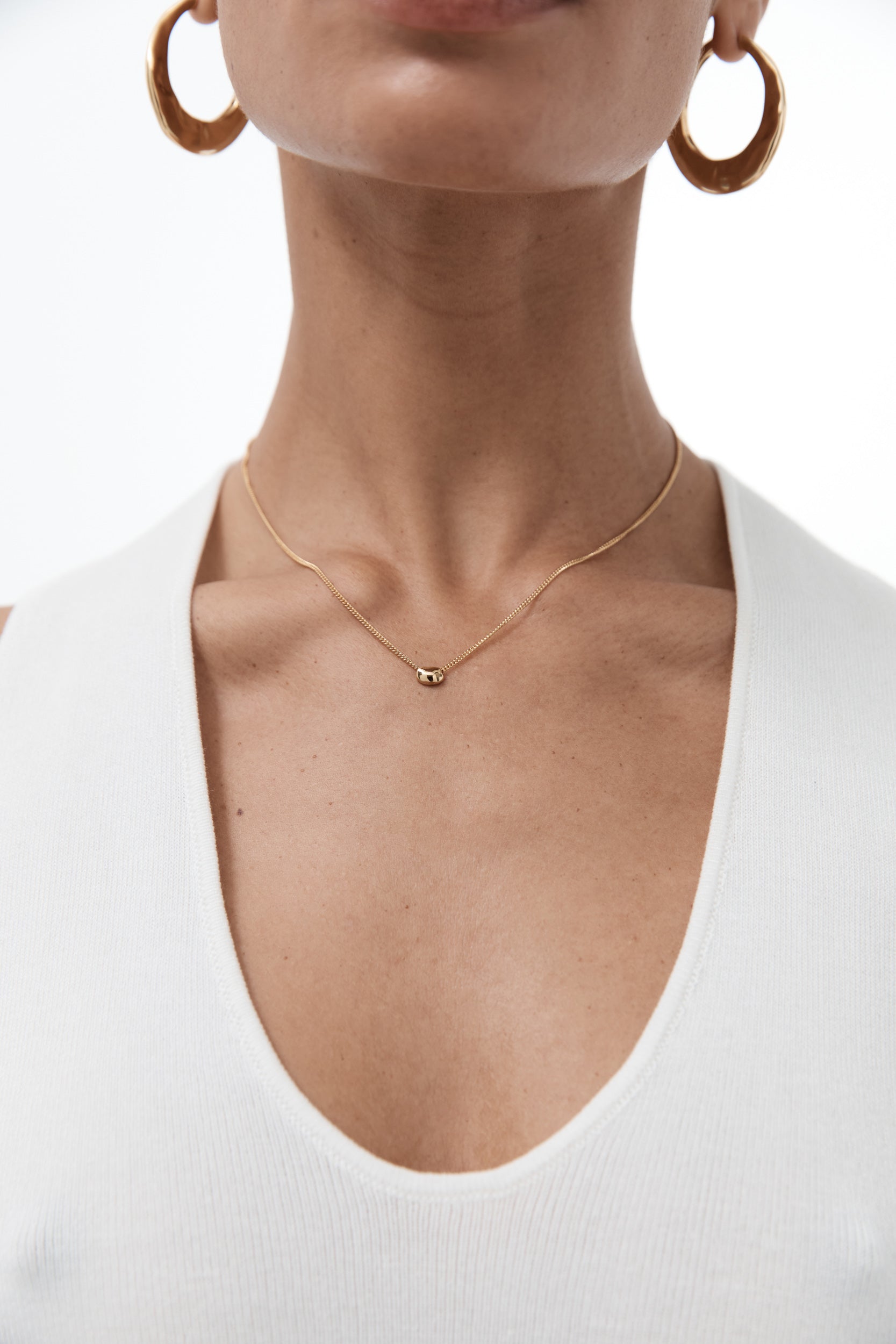 Mini Drop Necklace - Gold