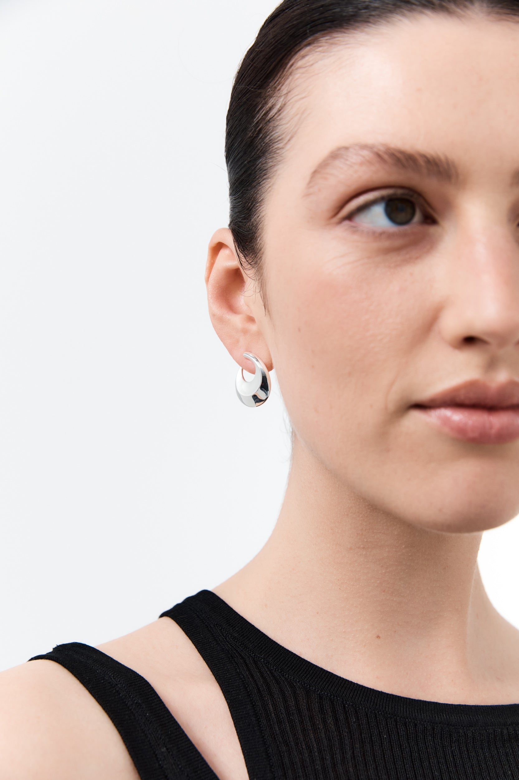 Offene Ohrringe - Silber