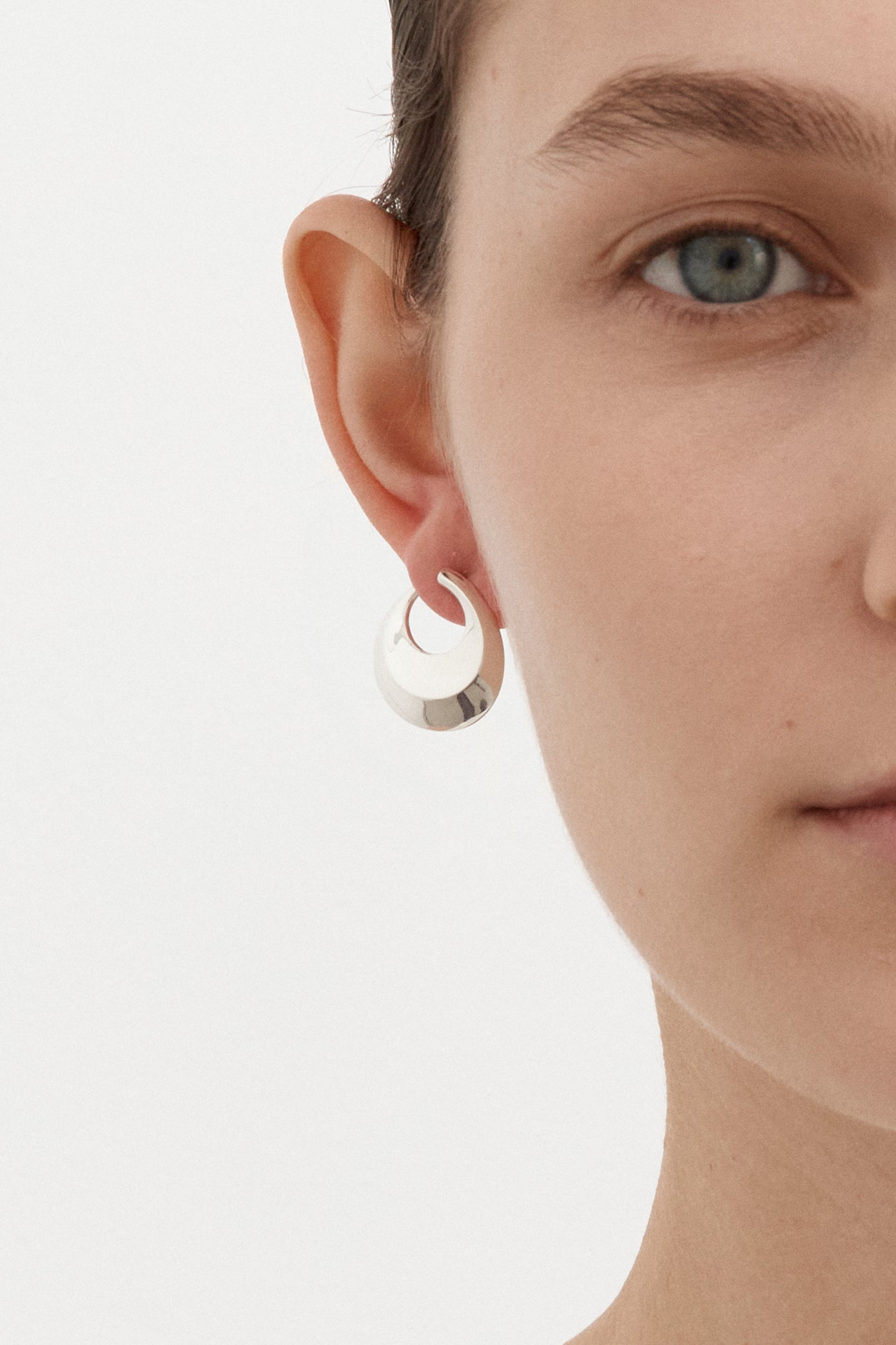 Offene Ohrringe - Silber